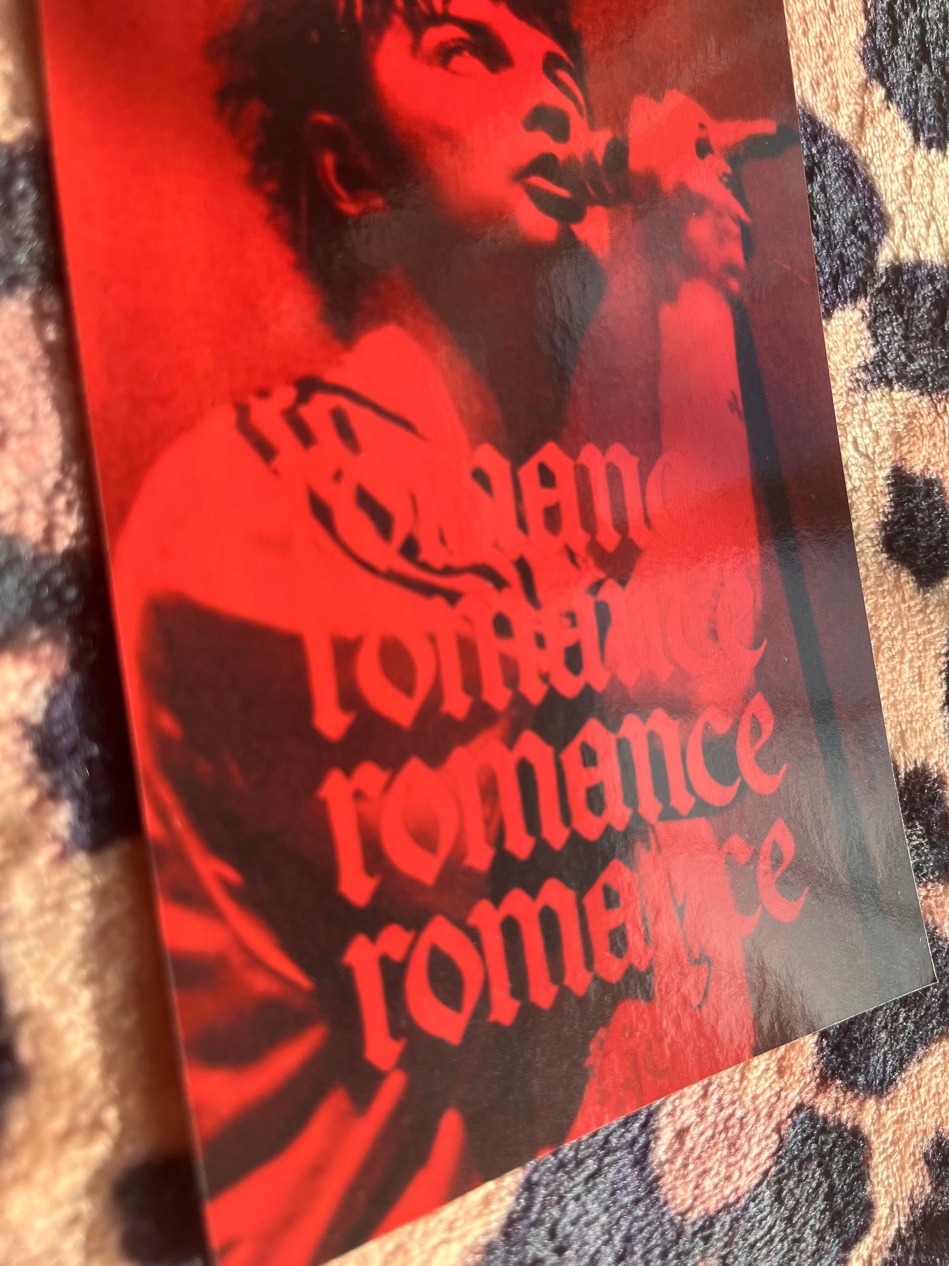 Fontaines DC romance poster in red! 🎸💋
