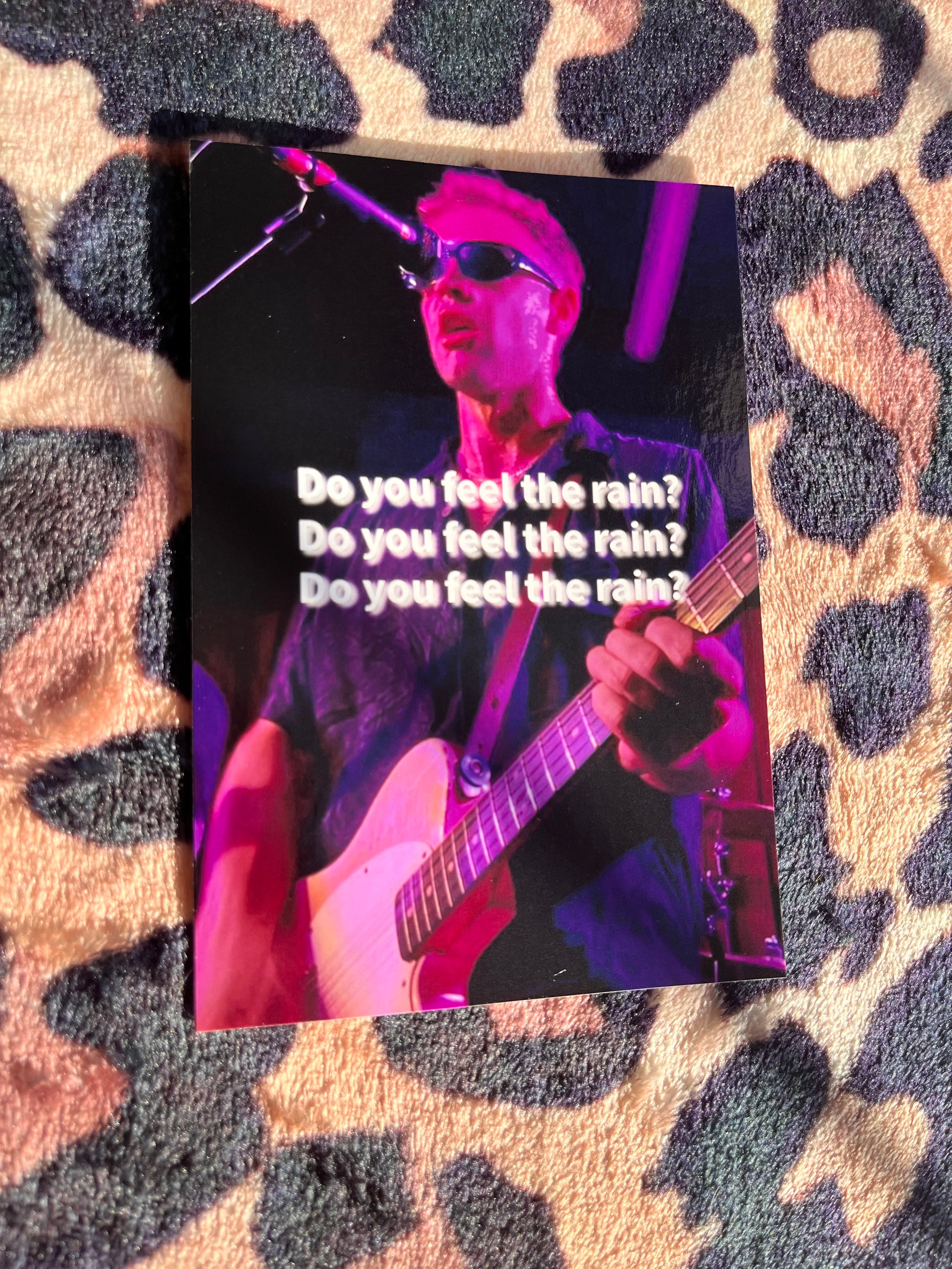 Wunderhorse do you feel the rain poster! 💕🎸