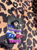 Fontaines dc it’s amazing to be young poster in purple and blue!