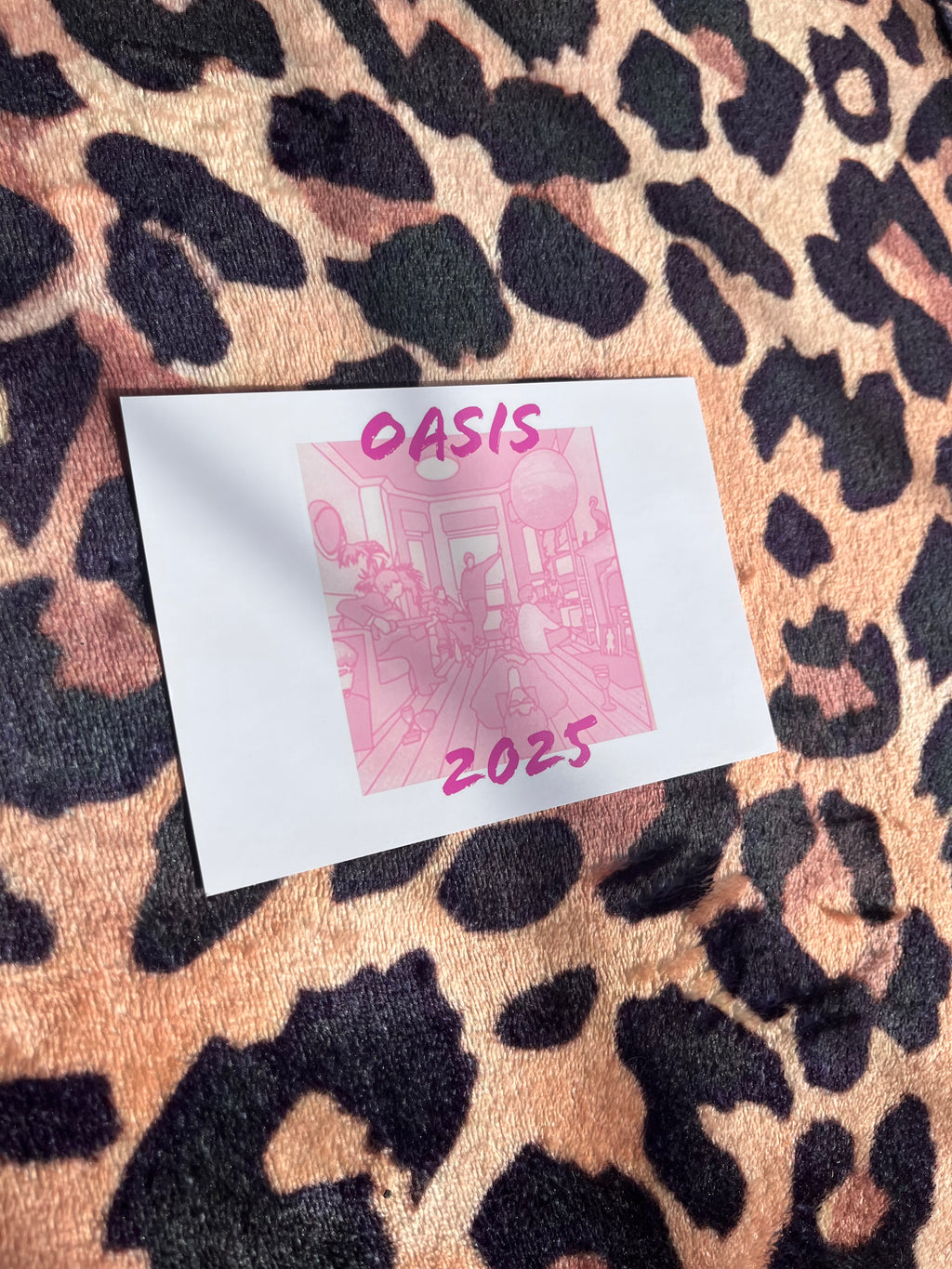 Oasis definitely maybe poster in pink! 💕
