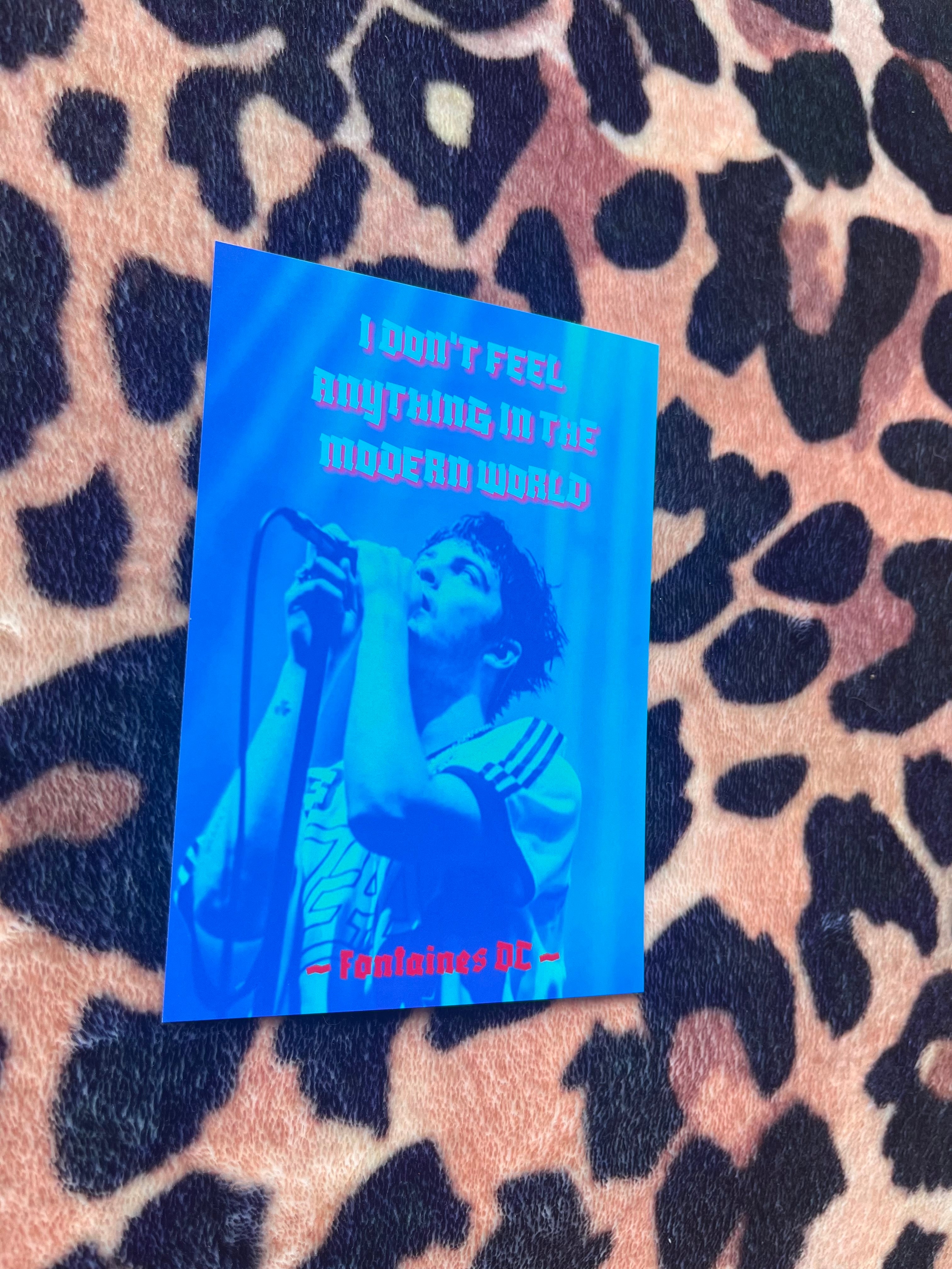 Fontaines DC poster in blue! 🩵