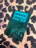 Oasis live ‘25 poster in green and blue! 🩵🎸