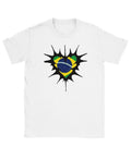 Brazil graphic tee white
