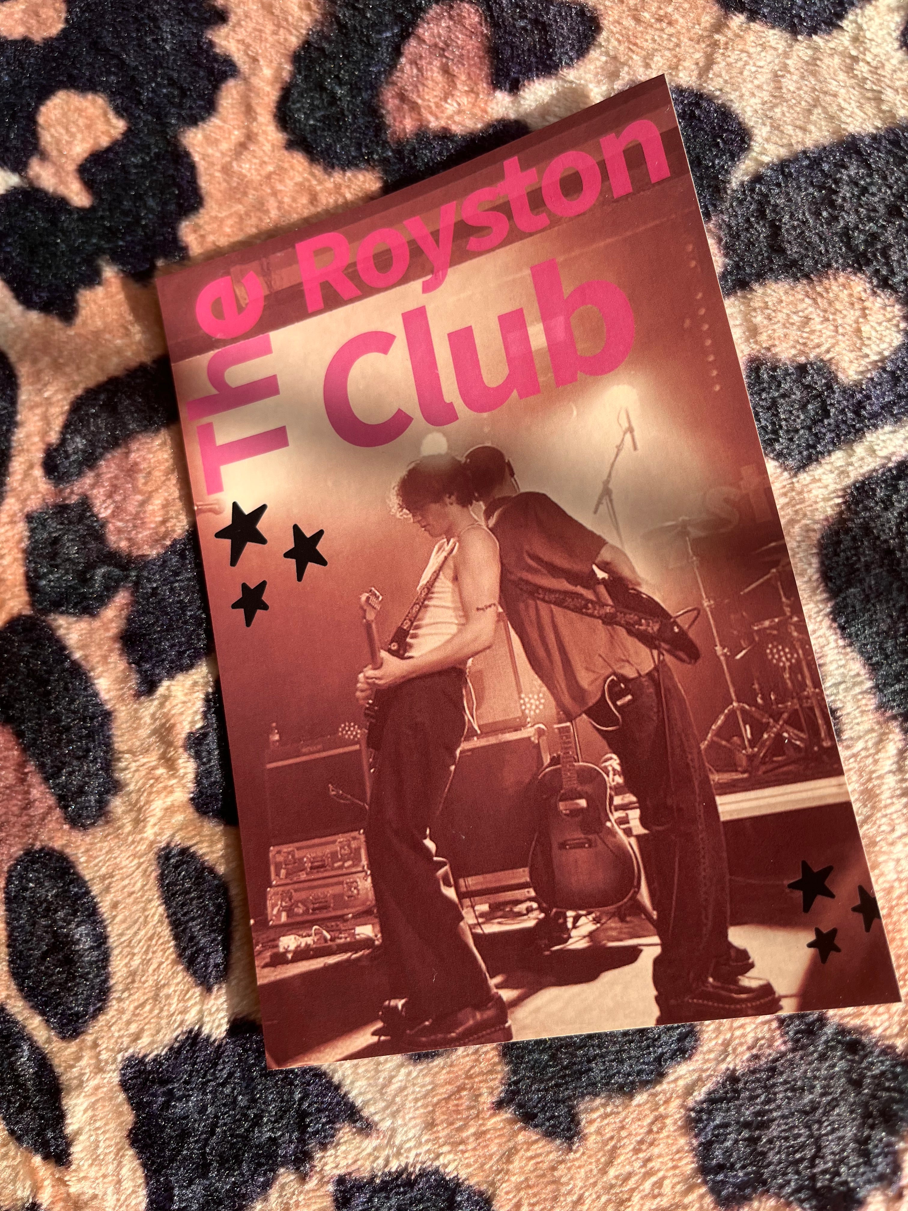 The Royston club vintage style poster! 🎸💕