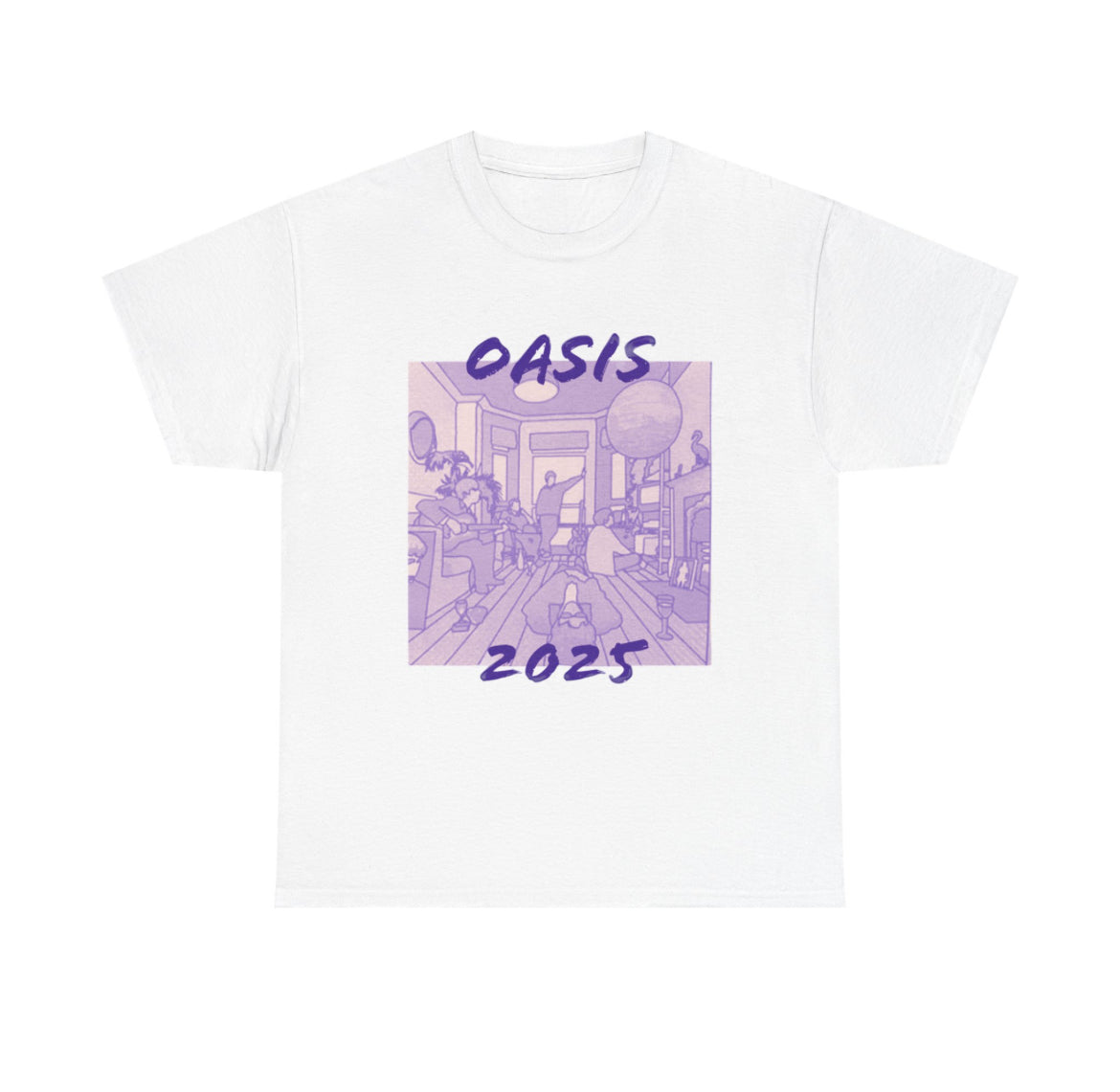 Oasis definitely maybe shirt in purple! 💜🎶