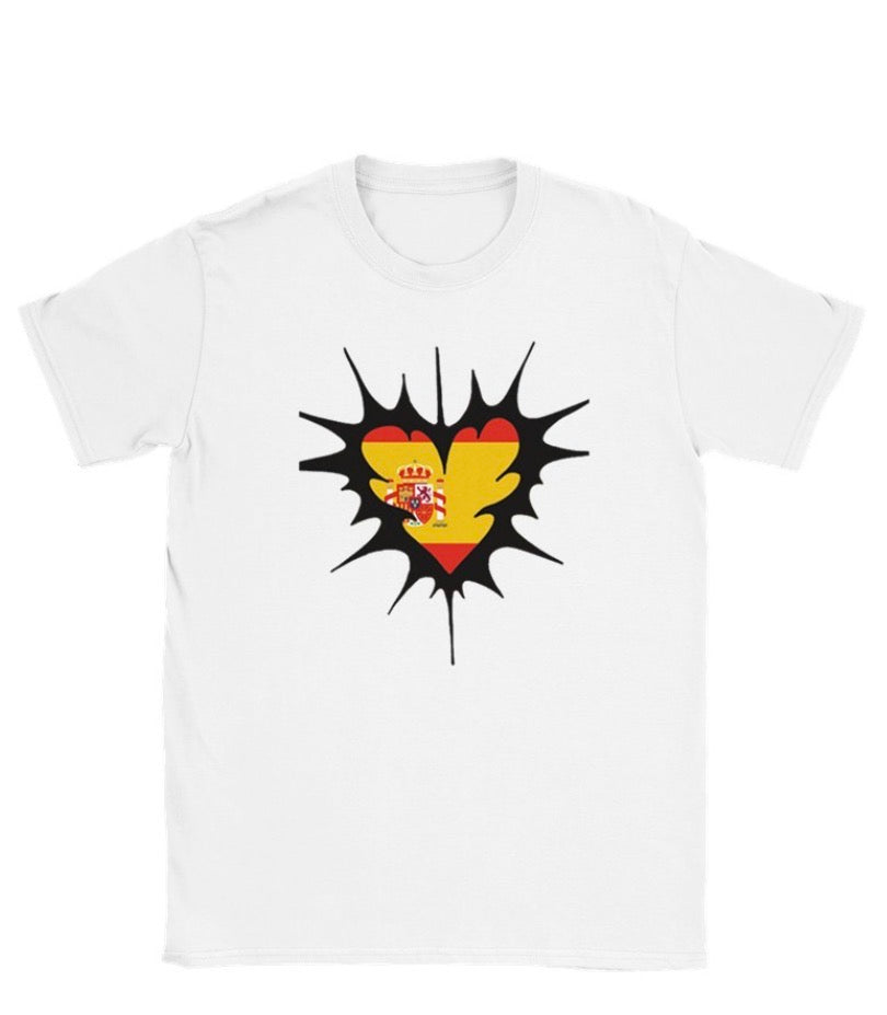 Spain graphic tee white