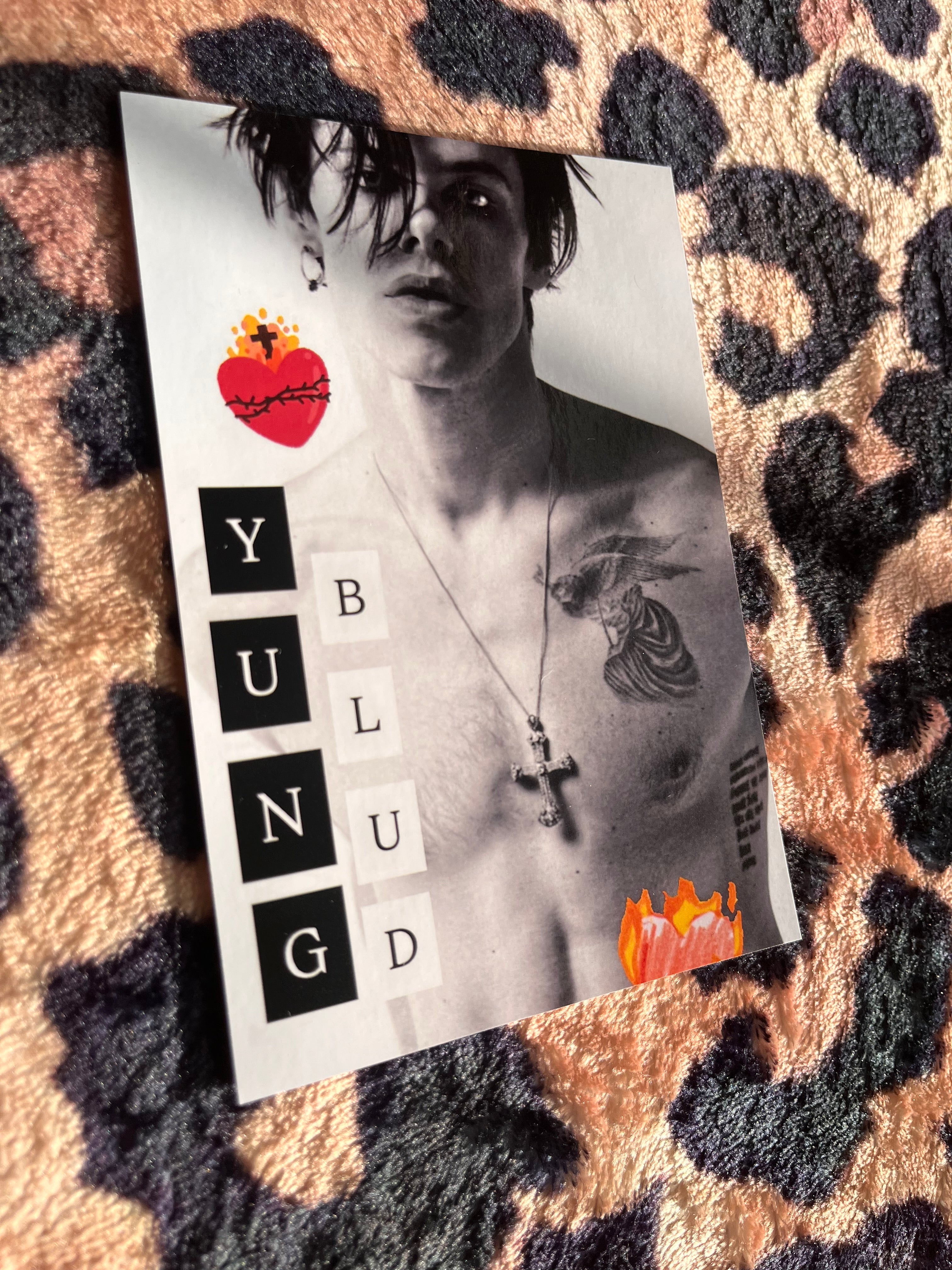 Yungblud scared heart poster! 💋♥️