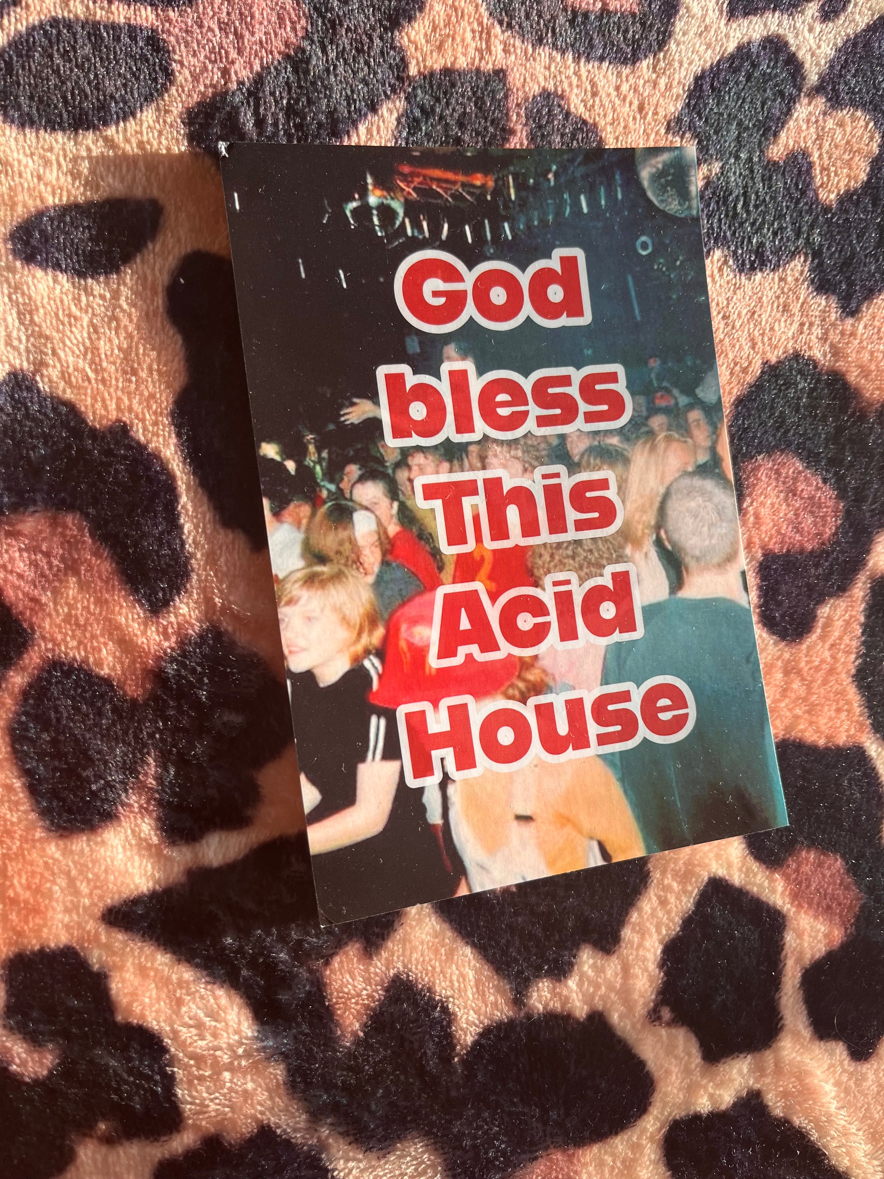 God bless this acid house poster! 🎶