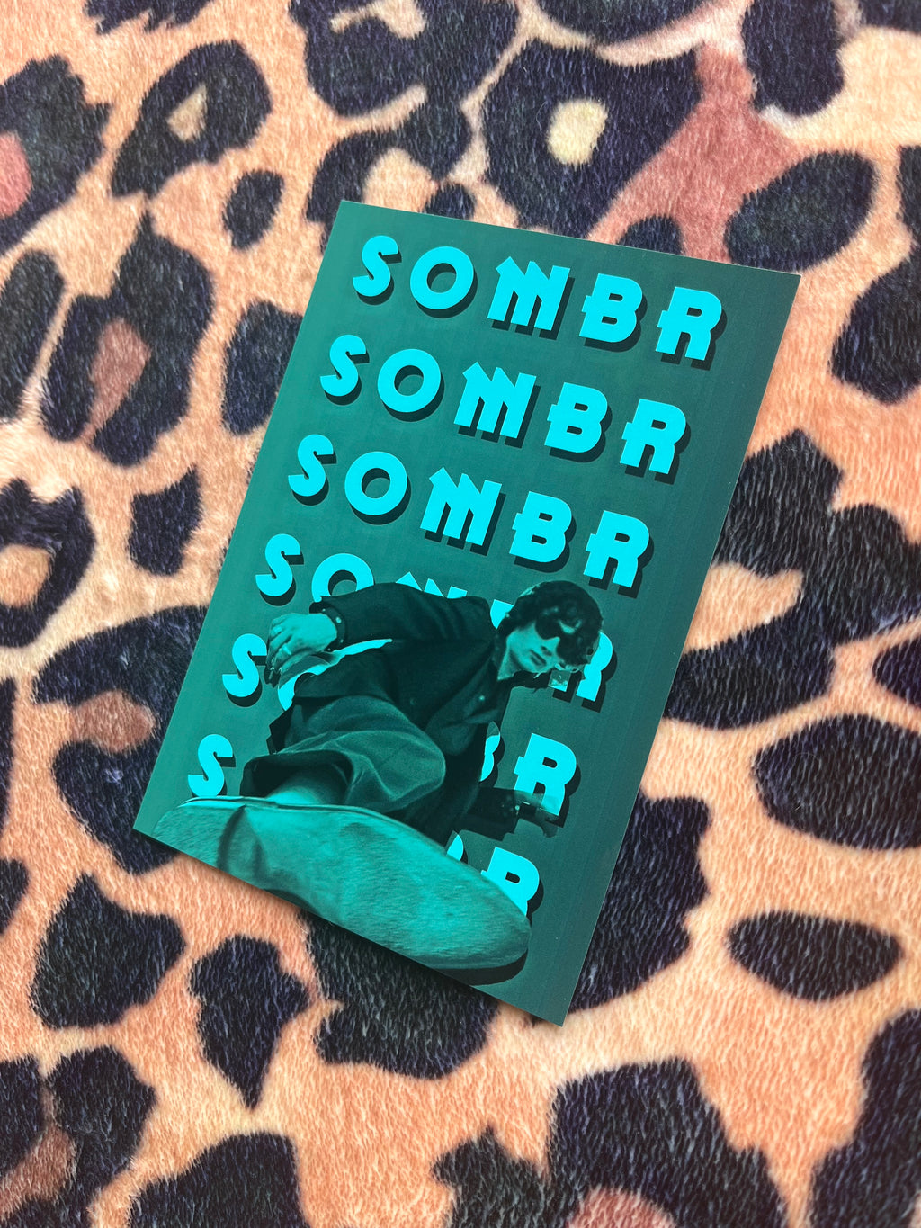 Sombr poster in blue/green! 🩵