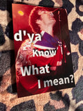 Oasis D’ya know what I mean? Poster 🎸🇬🇧