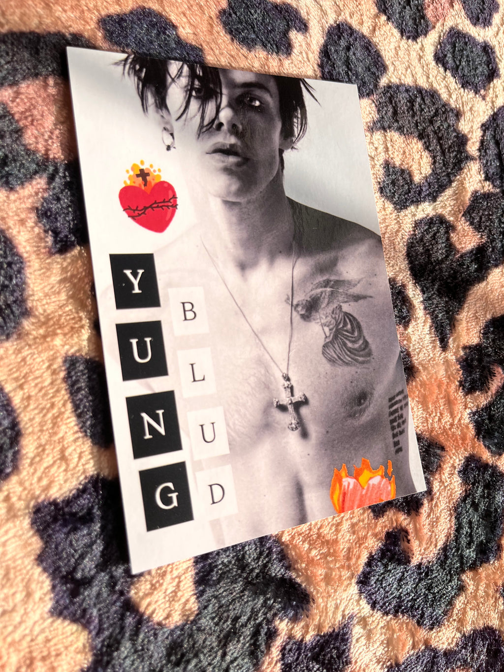 Yungblud scared heart poster! 💋♥️