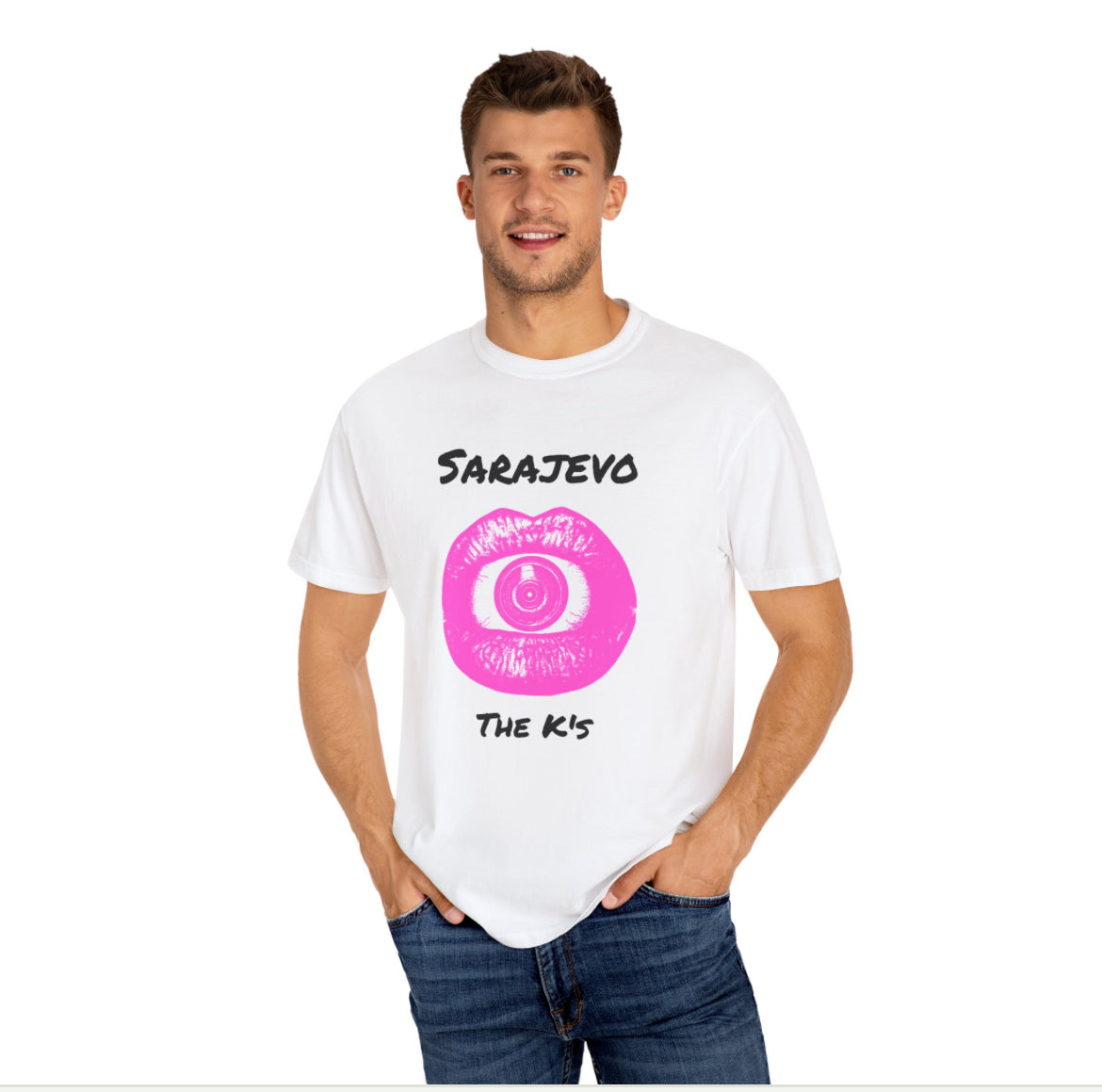 The Ks Sarajevo pink and white shirt!