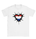 Netherlands graphic tee white