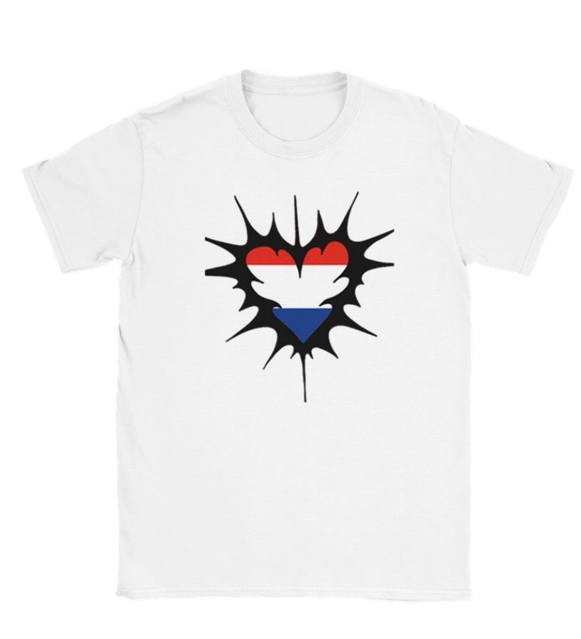 Netherlands graphic tee white