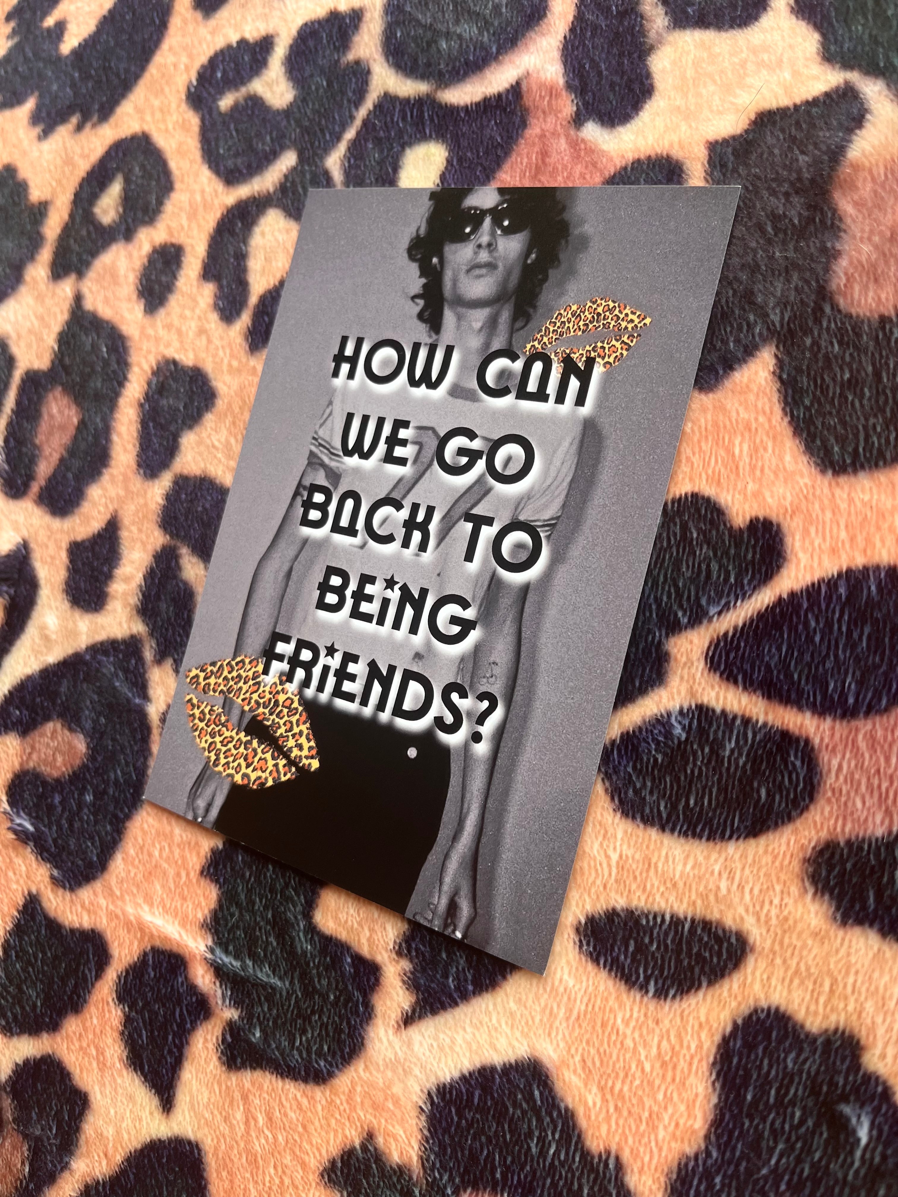 Sombr back to friends poster! 🐆💋