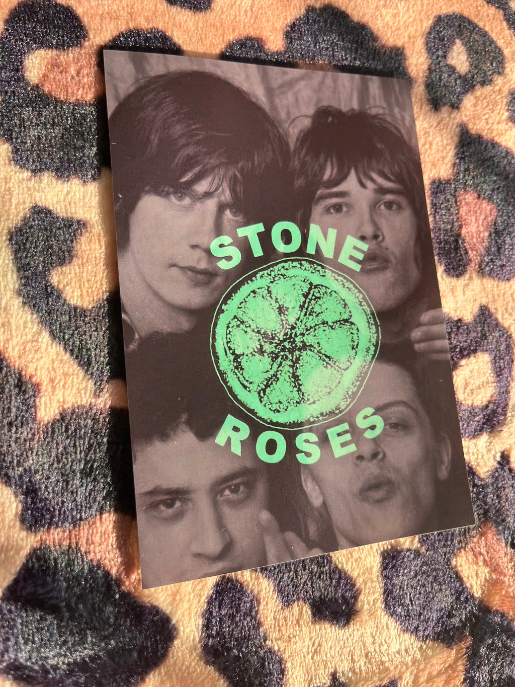 Stone roses poster in mint green! 🍋🎶