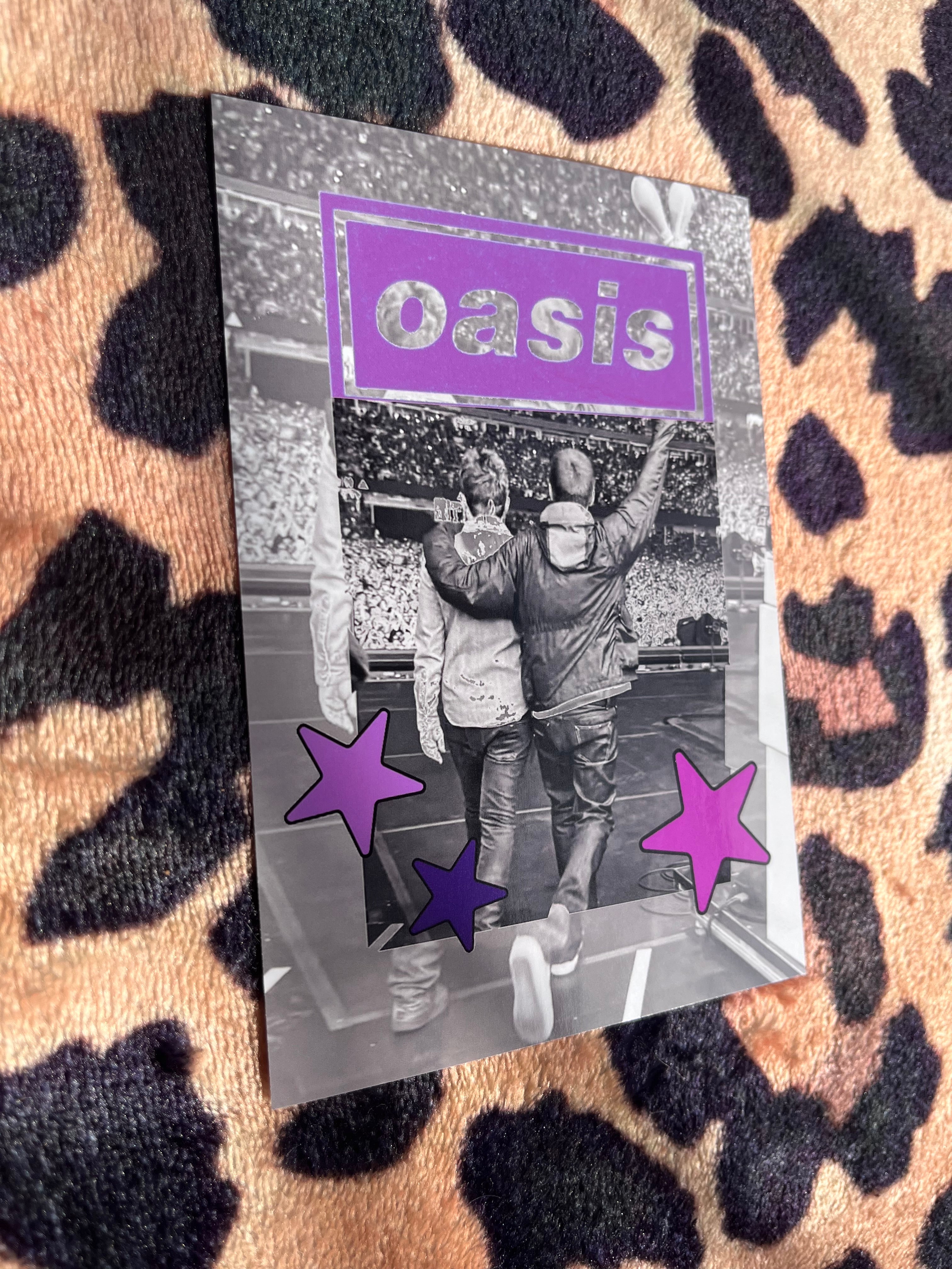 Oasis live ‘25 poster in purple! 💜