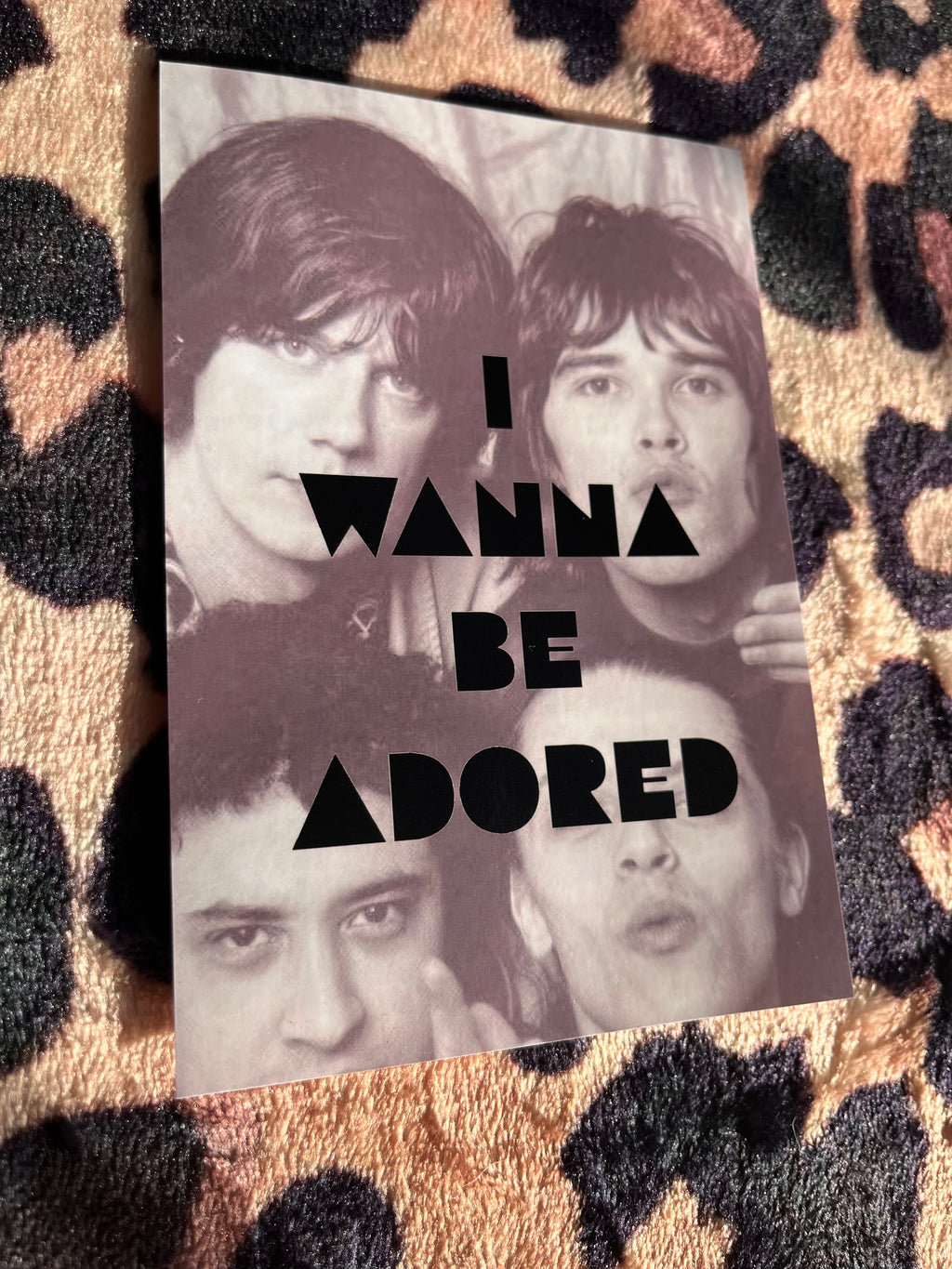 Stone roses I wanna be adored poster! 🍋