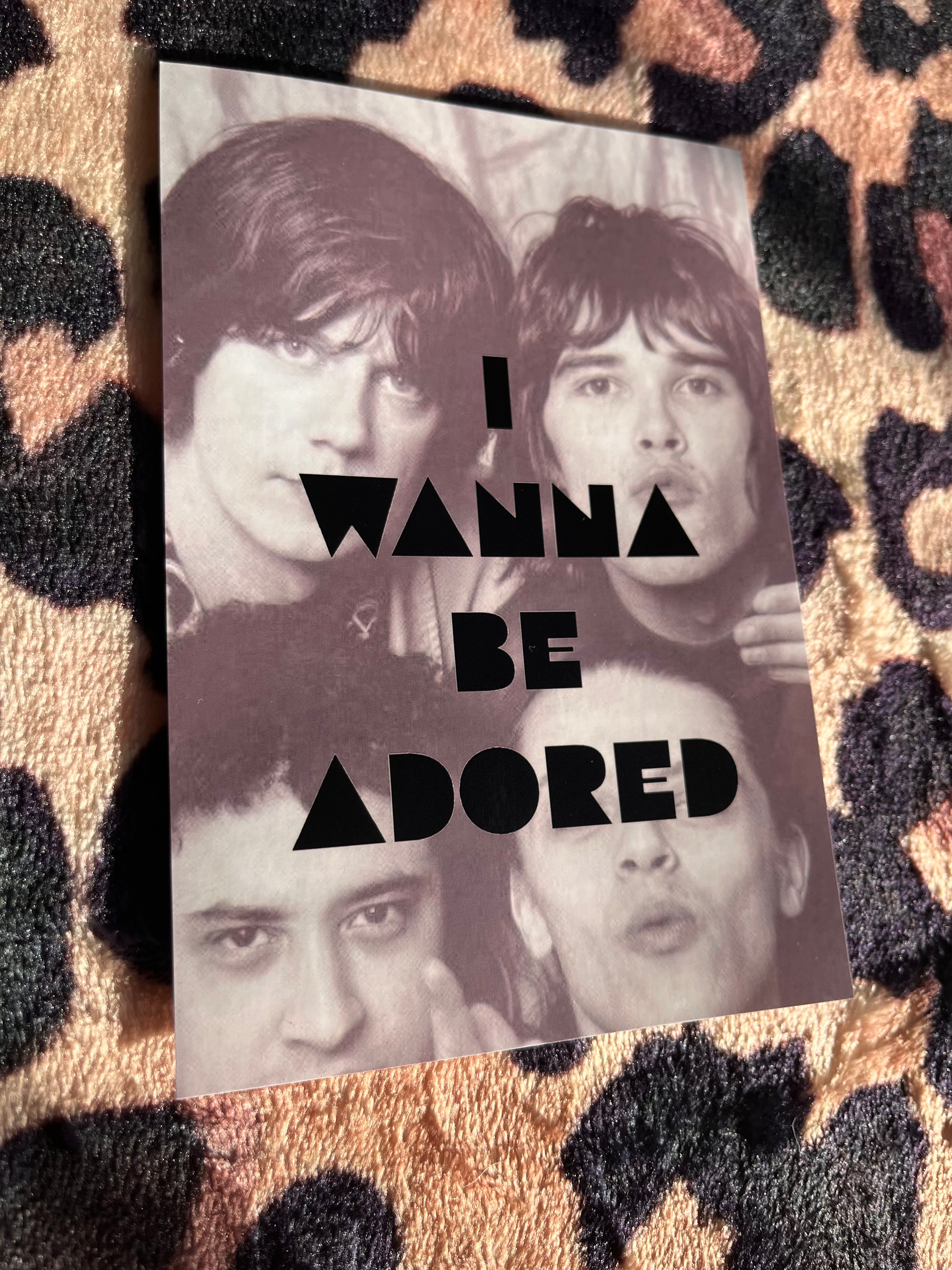 Stone roses I wanna be adored poster! 🍋
