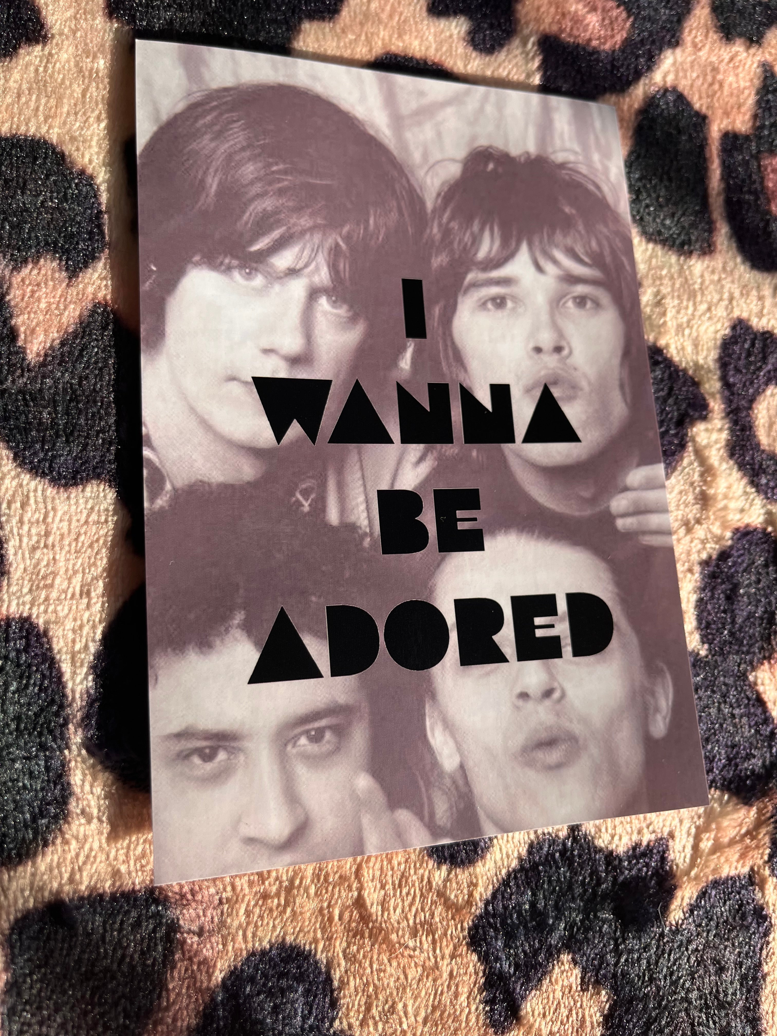 Stone roses I wanna be adored poster! 🍋