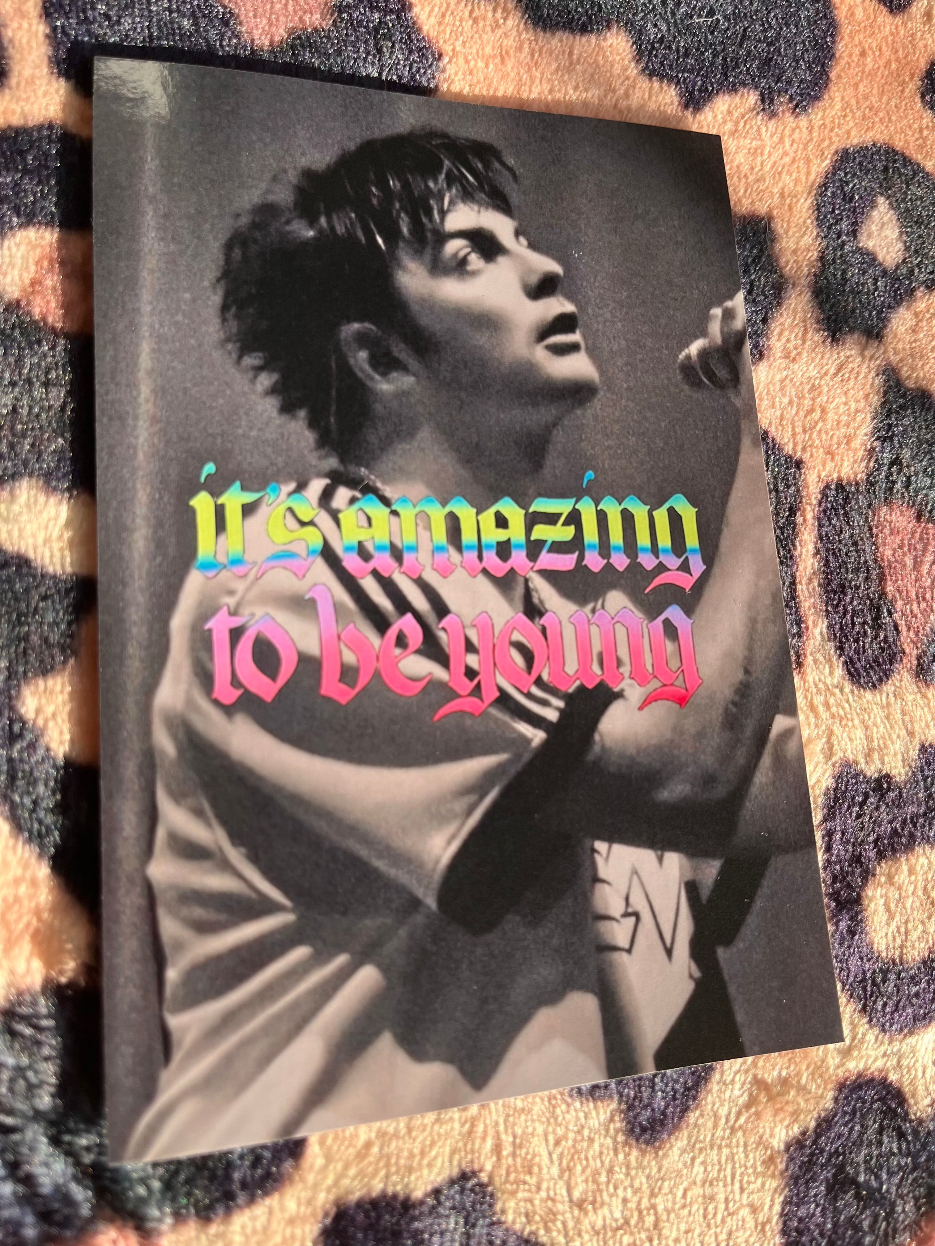 Fontaines DC it’s amazing to be young poster! 🪩🎸
