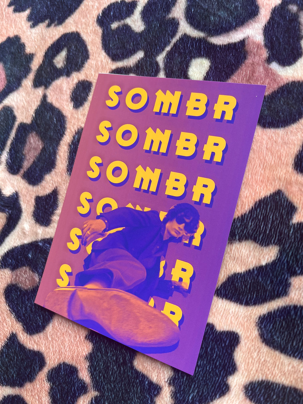 Sombr poster in purple and orange! 💜