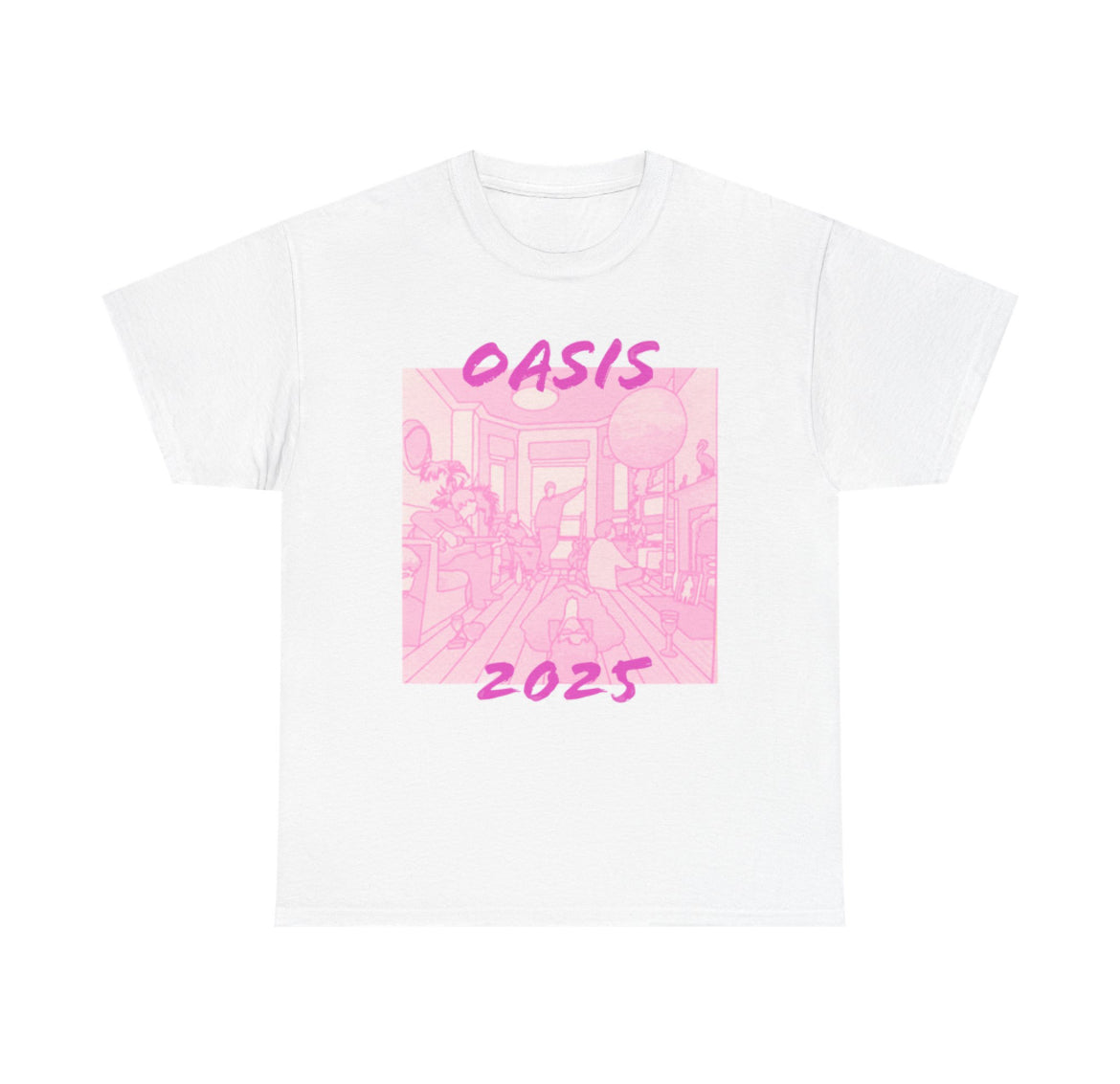 Oasis definitely maybe shirt in pink! 💕🎶