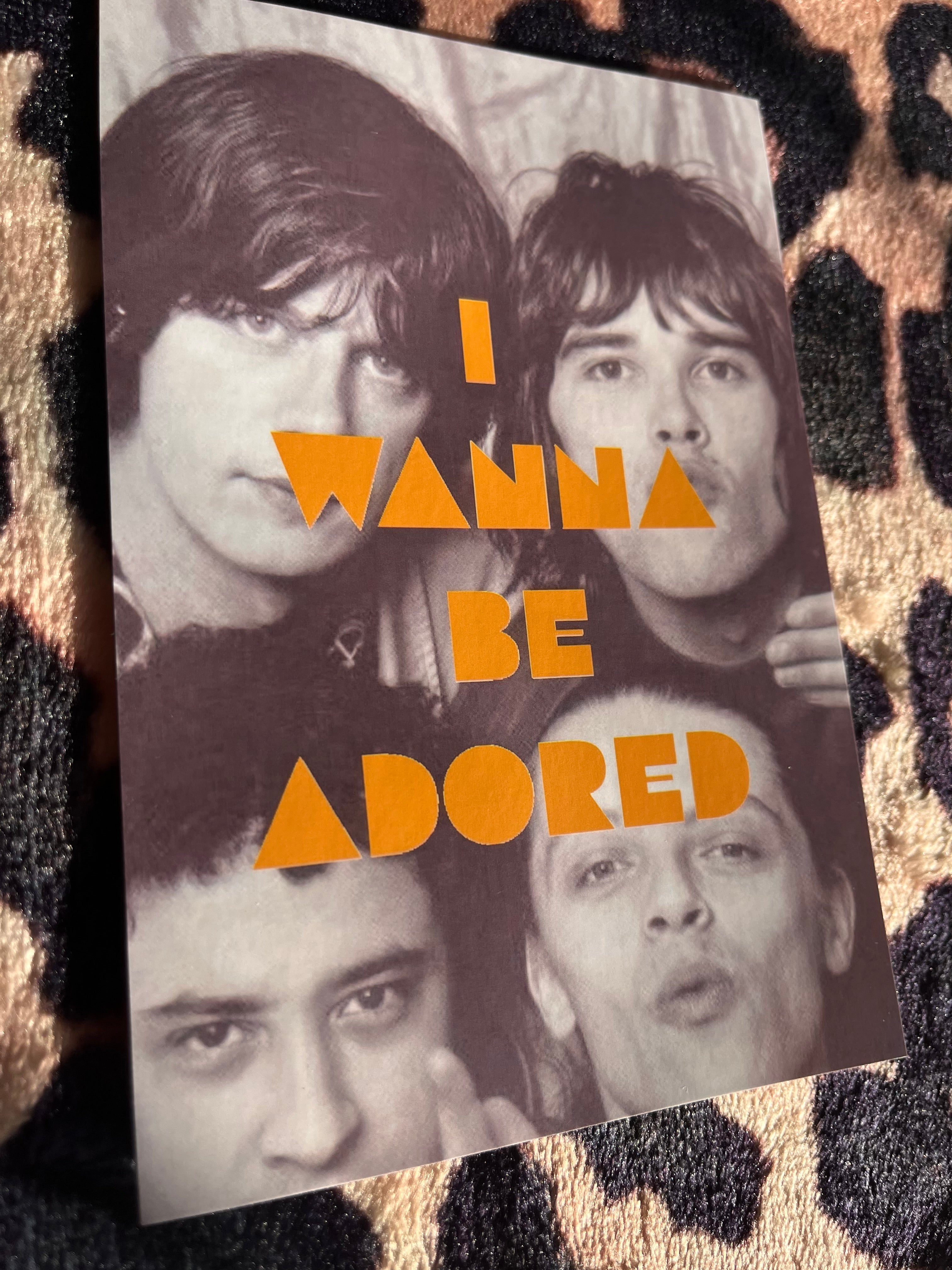 The stone roses I wanna be adored poster! 🍋