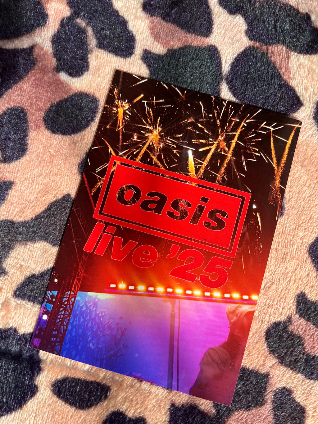 Oasis live ‘25 fireworks poster! 🎇