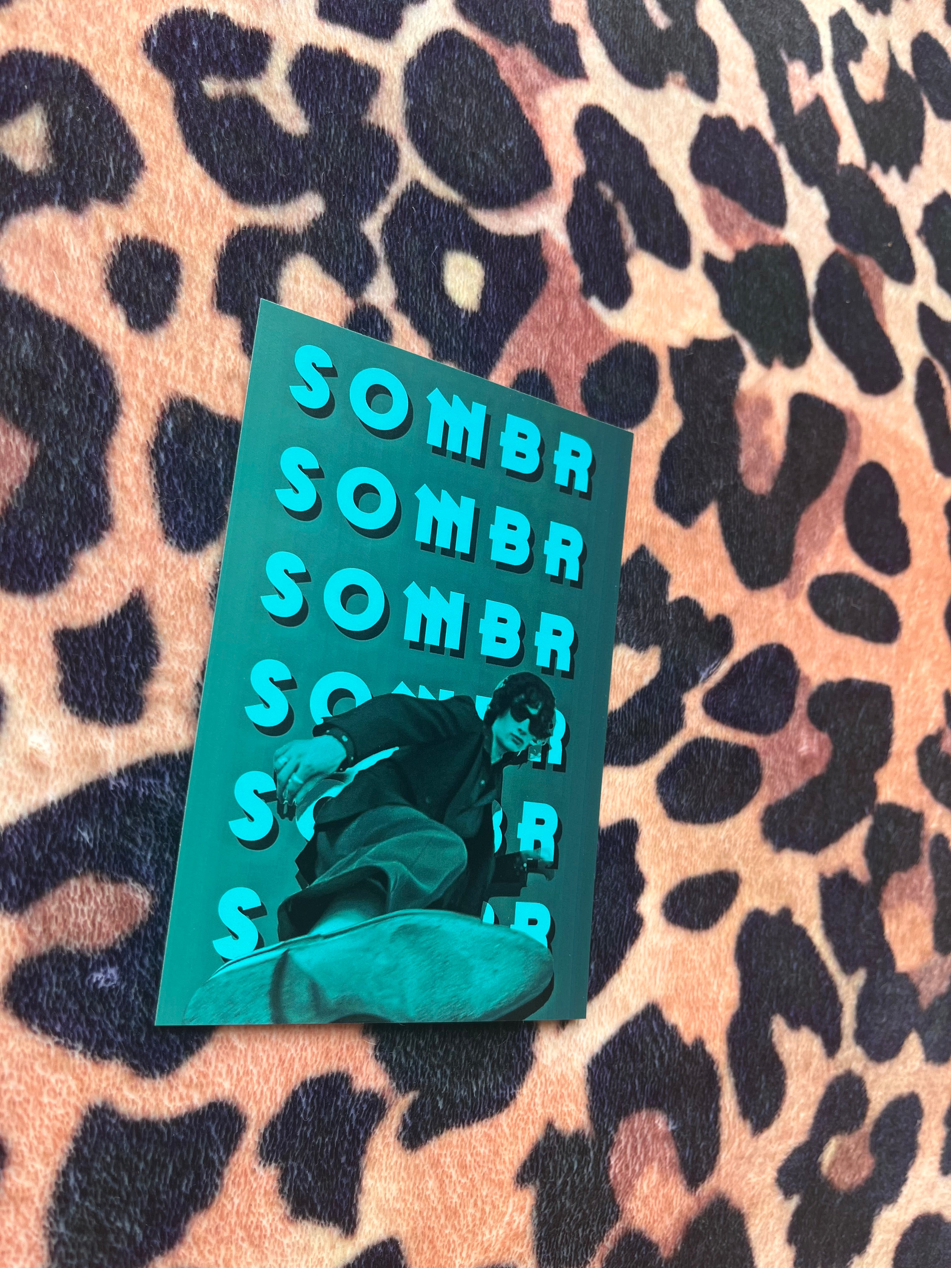 Sombr poster in blue/green! 🩵