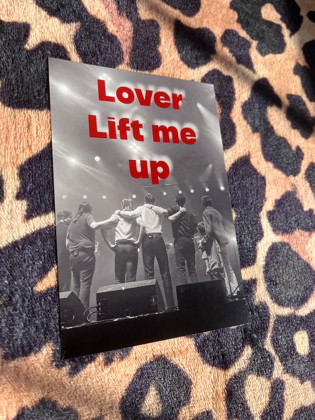 Red rum club lover lift me up poster! 🎸♥️
