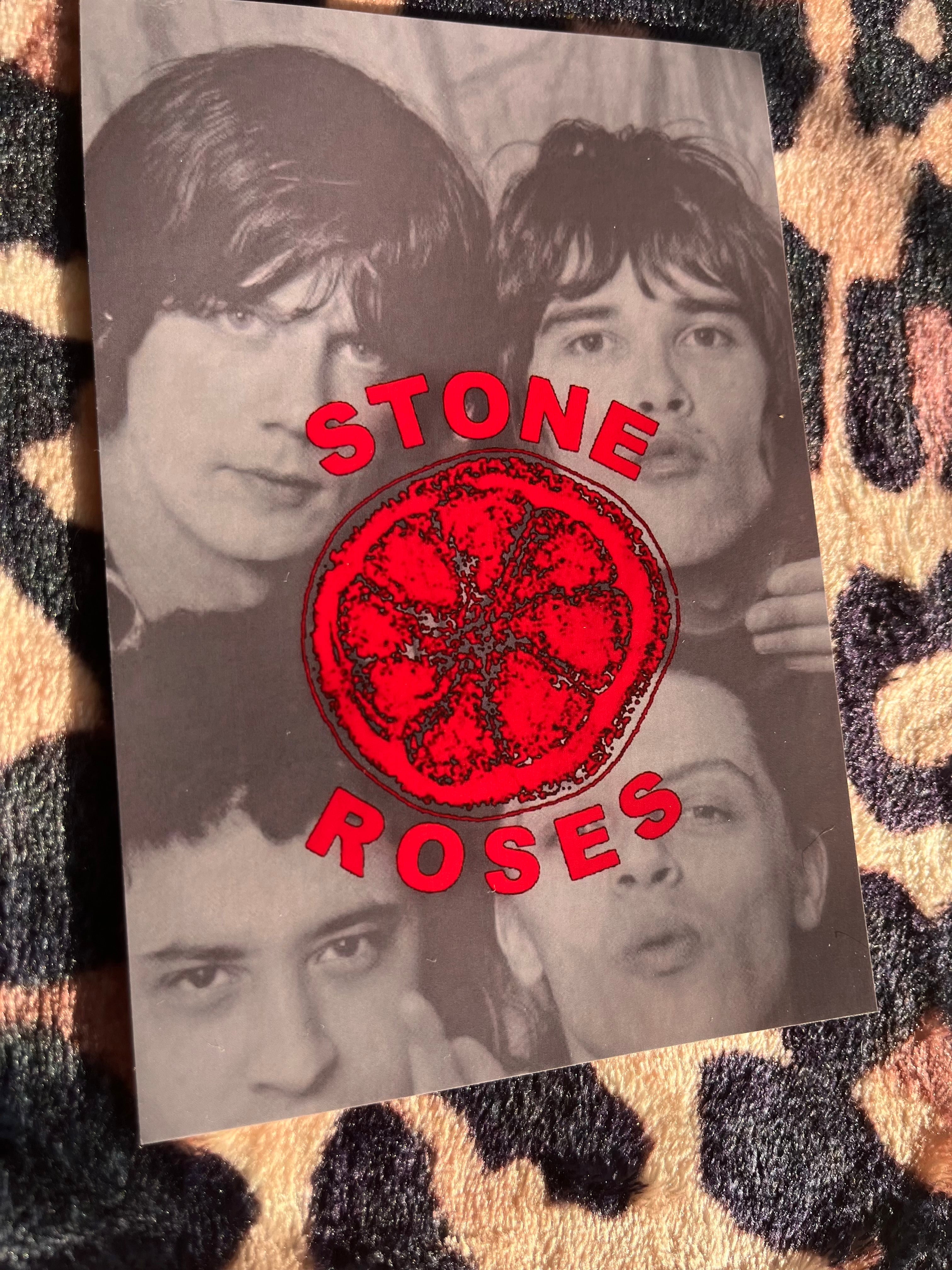 Stone roses poster in red! 🍋🎸