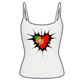 Portugal heart tank top white
