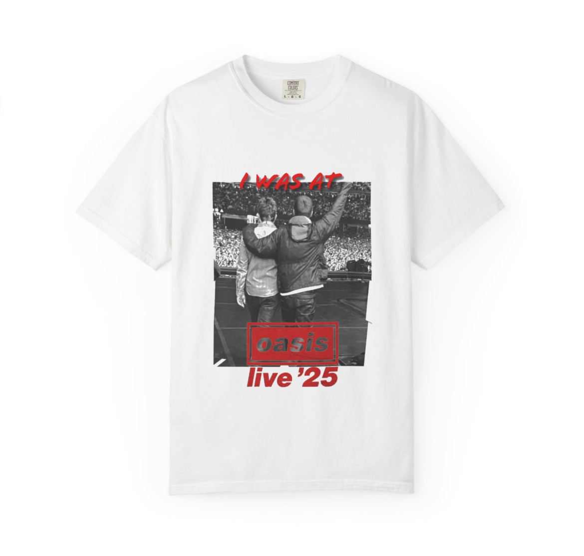 I was at oasis live ‘25 white shirt! 🎸🎶