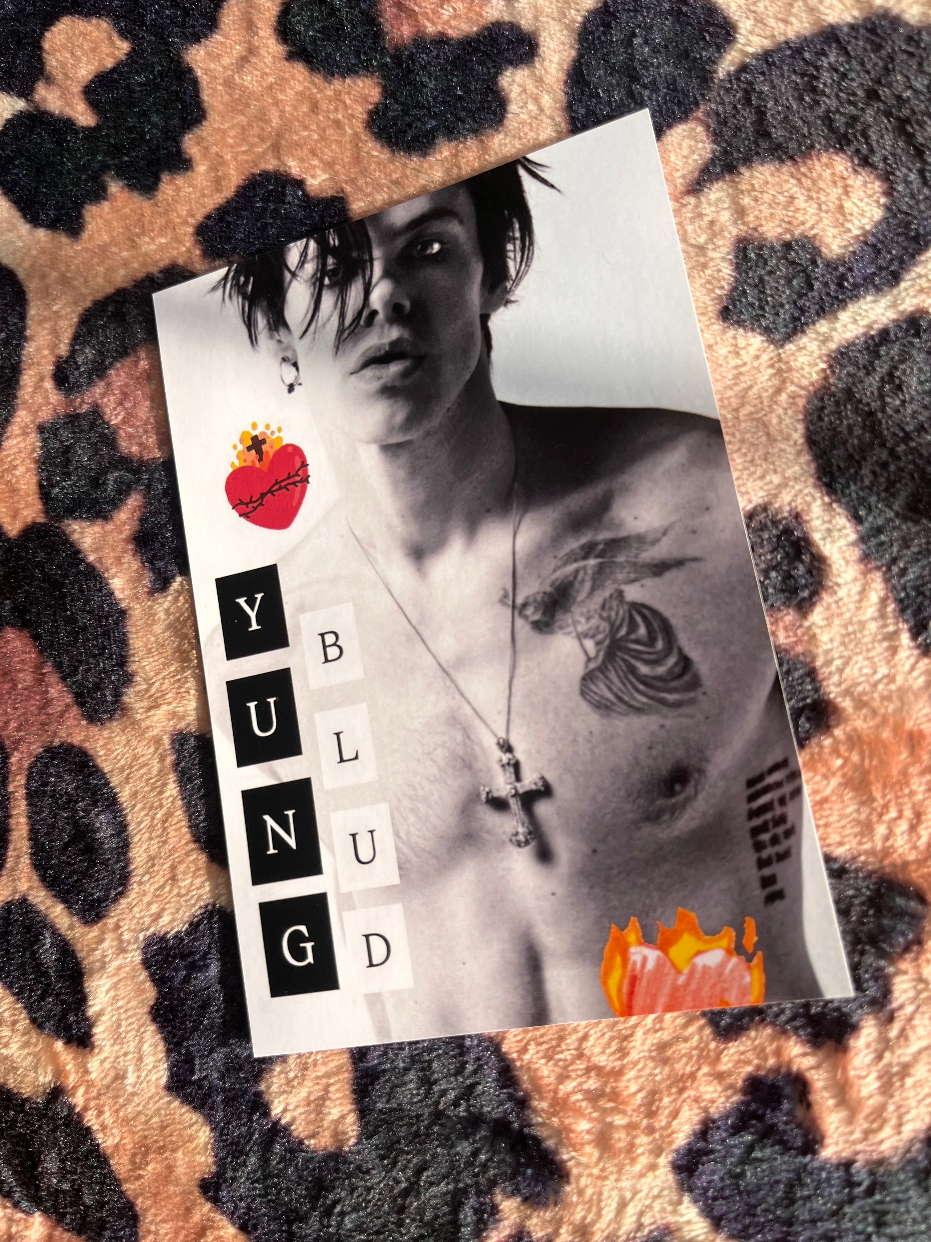 Yungblud scared heart poster! 💋♥️