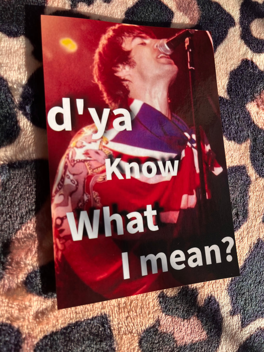 Oasis D’ya know what I mean? Poster 🎸🇬🇧