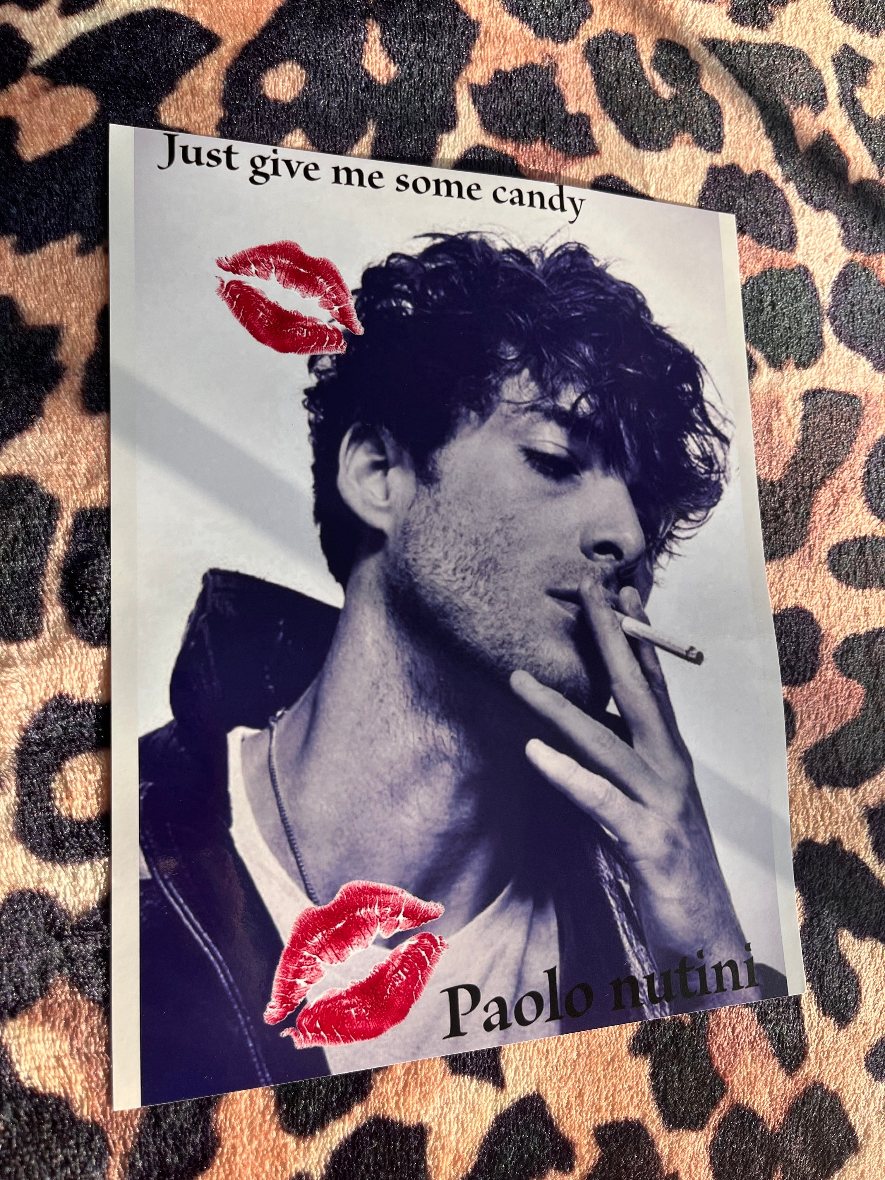 Paolo nutini lipstick stain poster! 💋