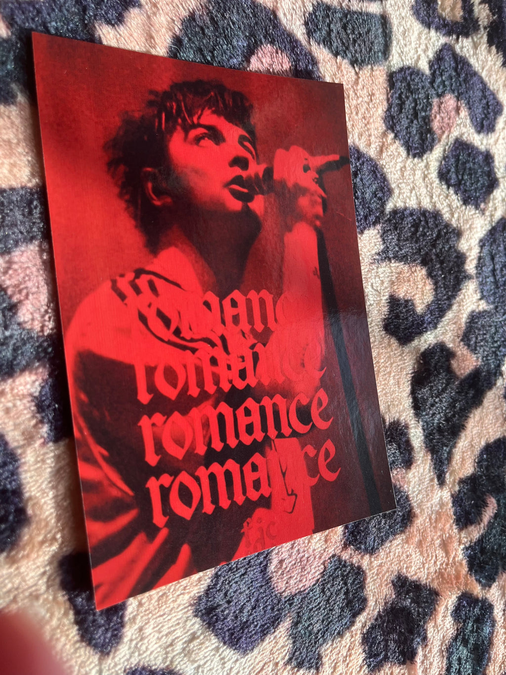 Fontaines DC romance poster in red! 🎸💋