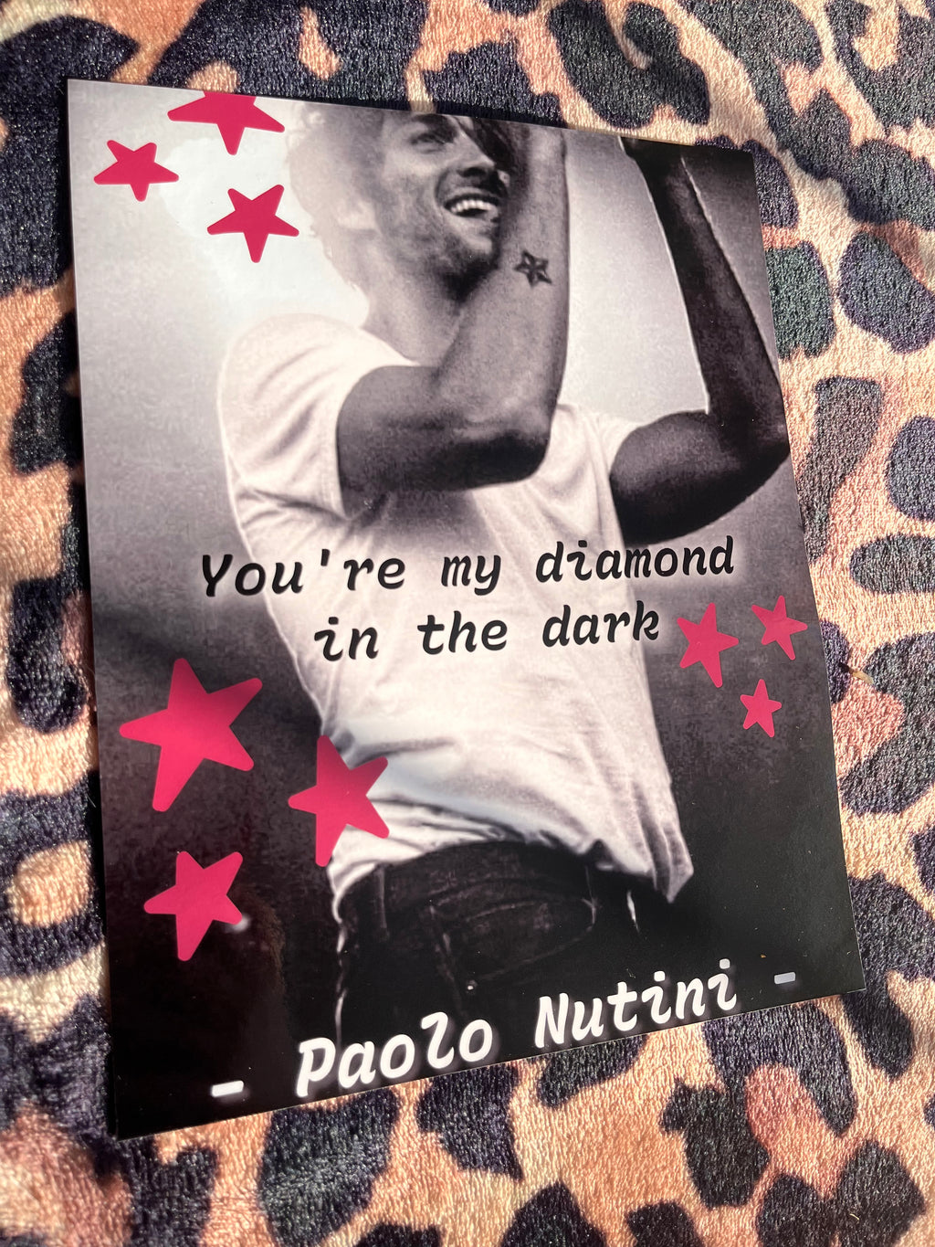 Paolo nutini pink stars poster!