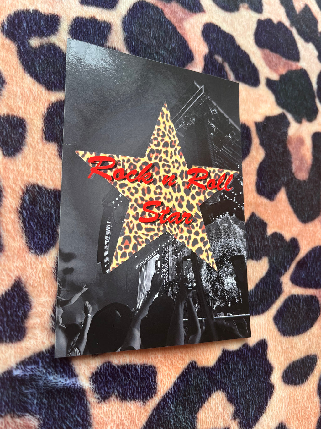 Oasis rock n roll star leopard print star power! 🐆🌟