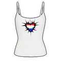Netherlands heart tank top white