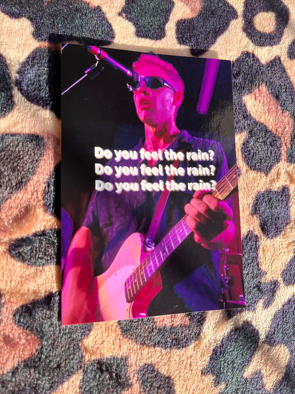 Wunderhorse do you feel the rain poster! 💕🎸