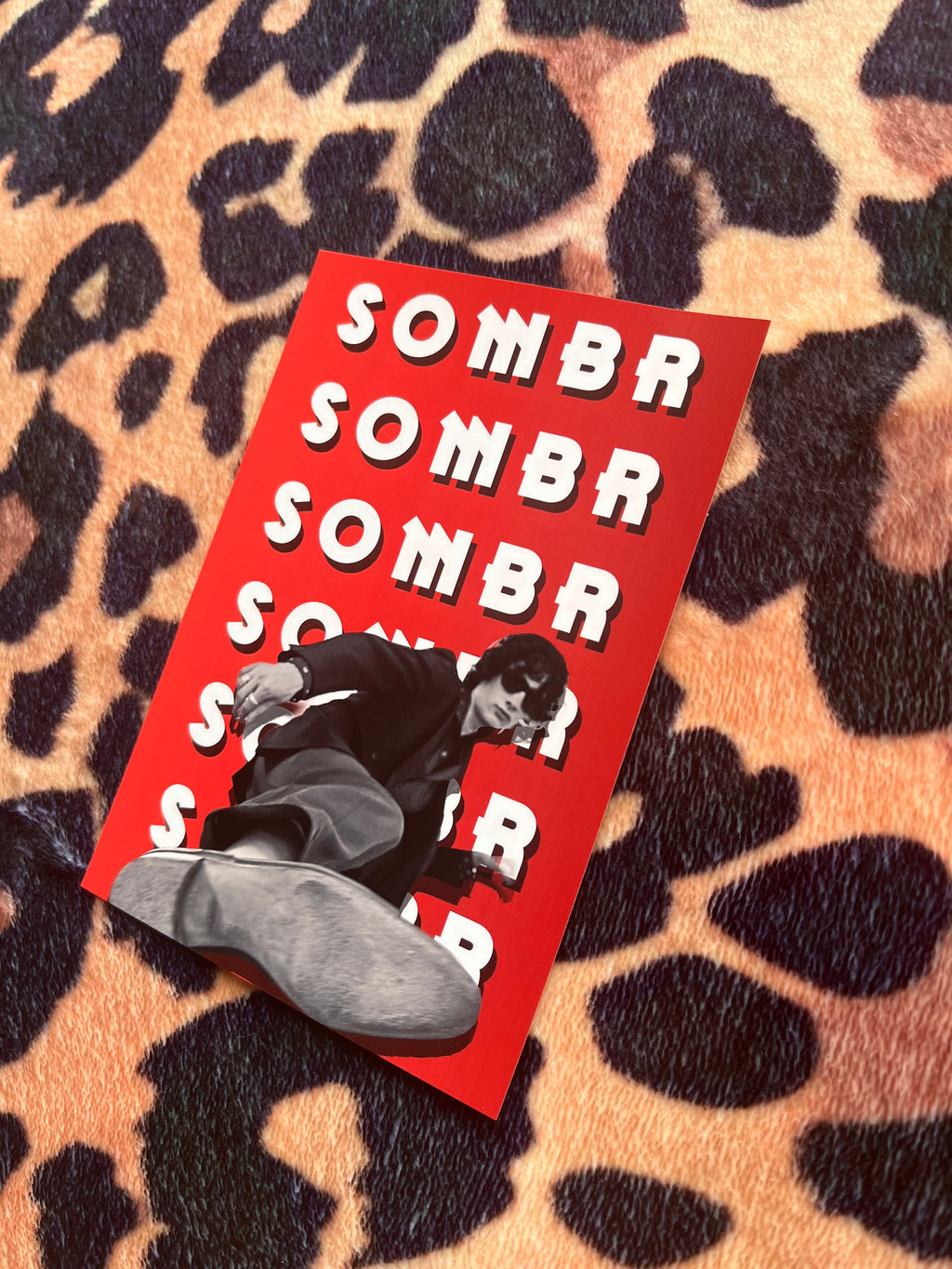 Sombr poster in red! 🎸