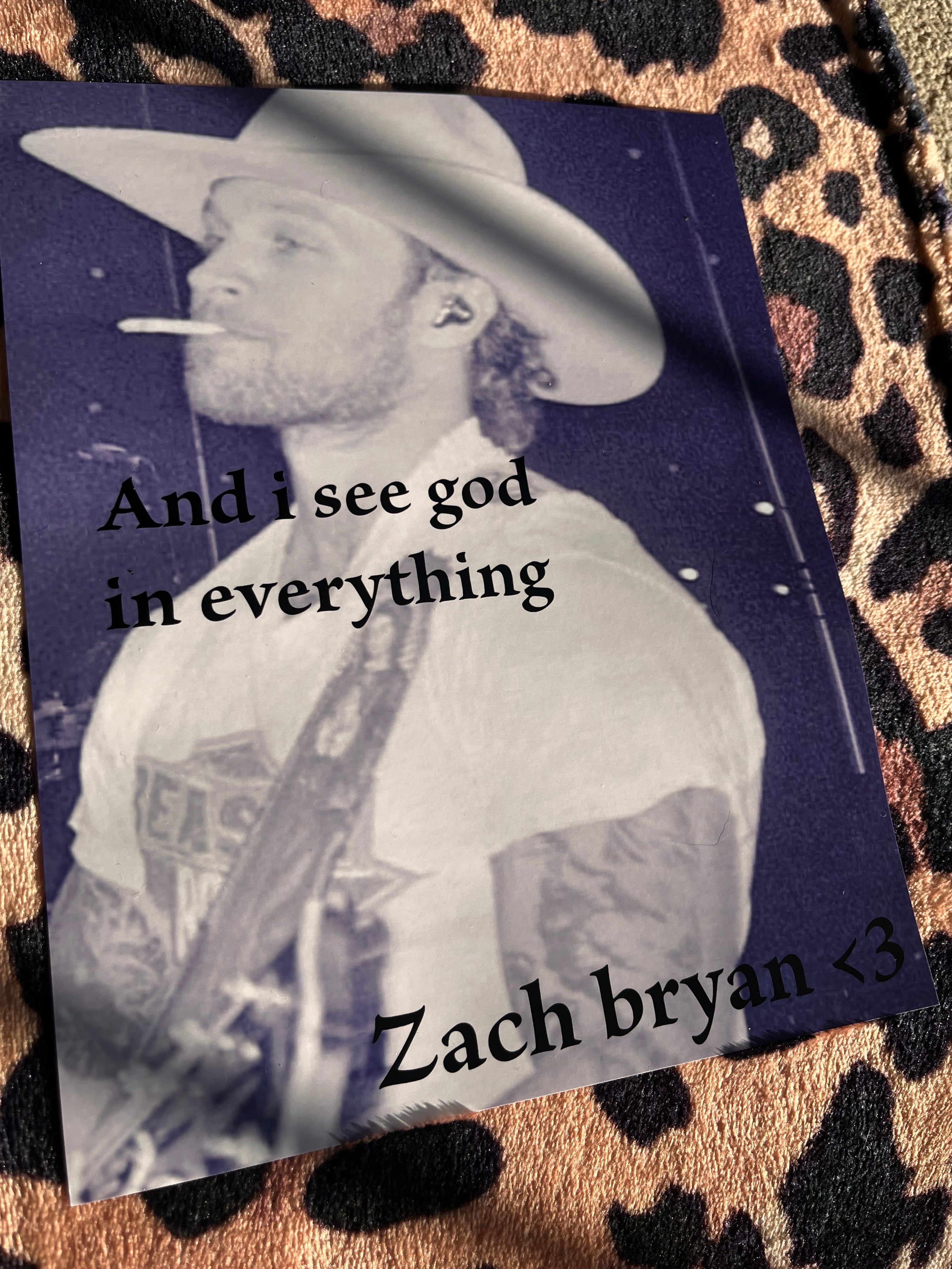 Zach Bryan poster! 🎸