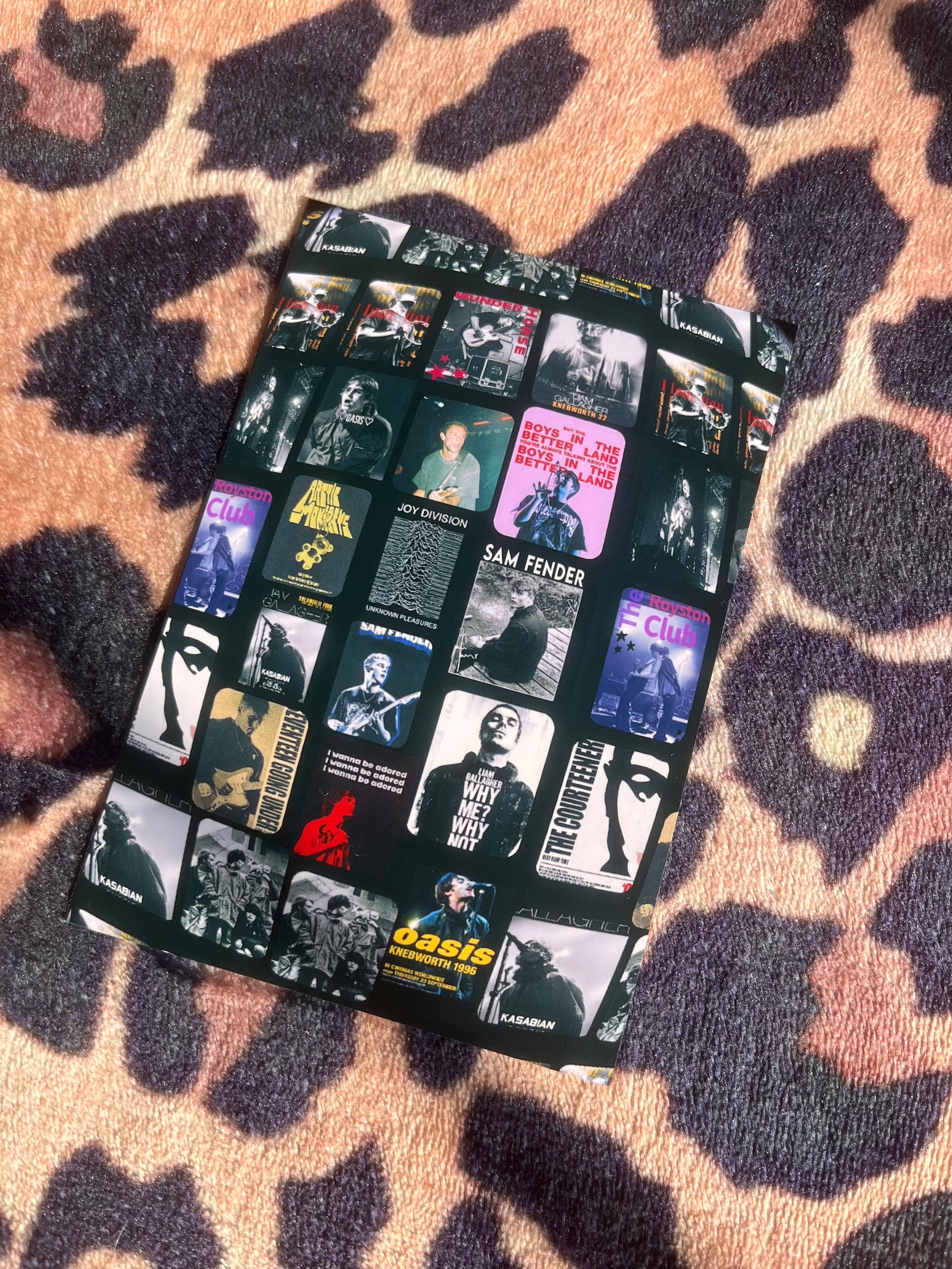 Collage fisheye style indie music poster! 🎸🎶