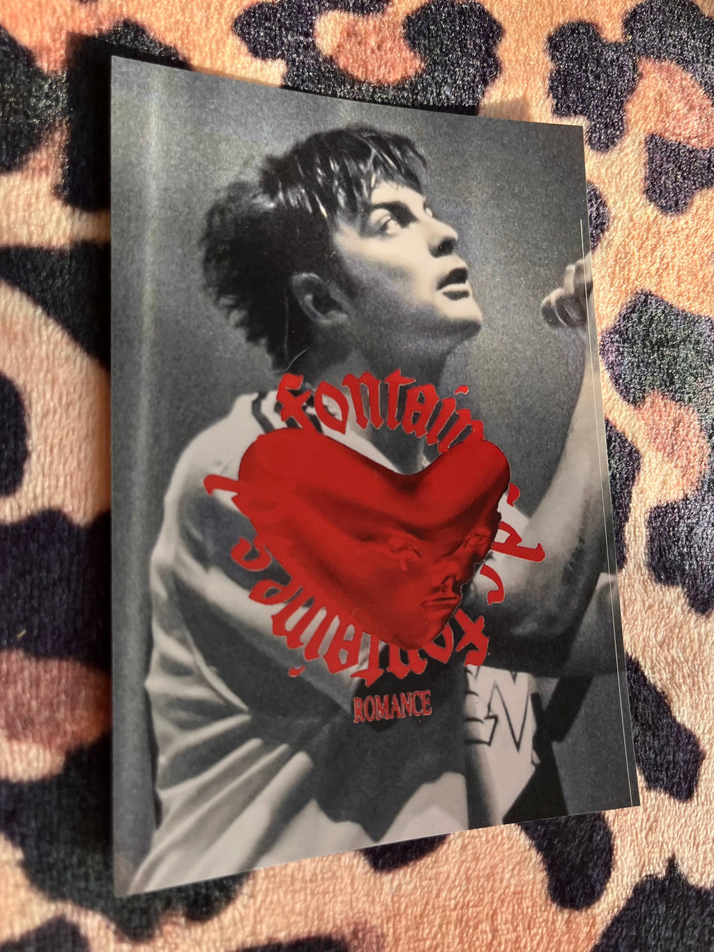 Fontaines DC poster in red! 🎸💋