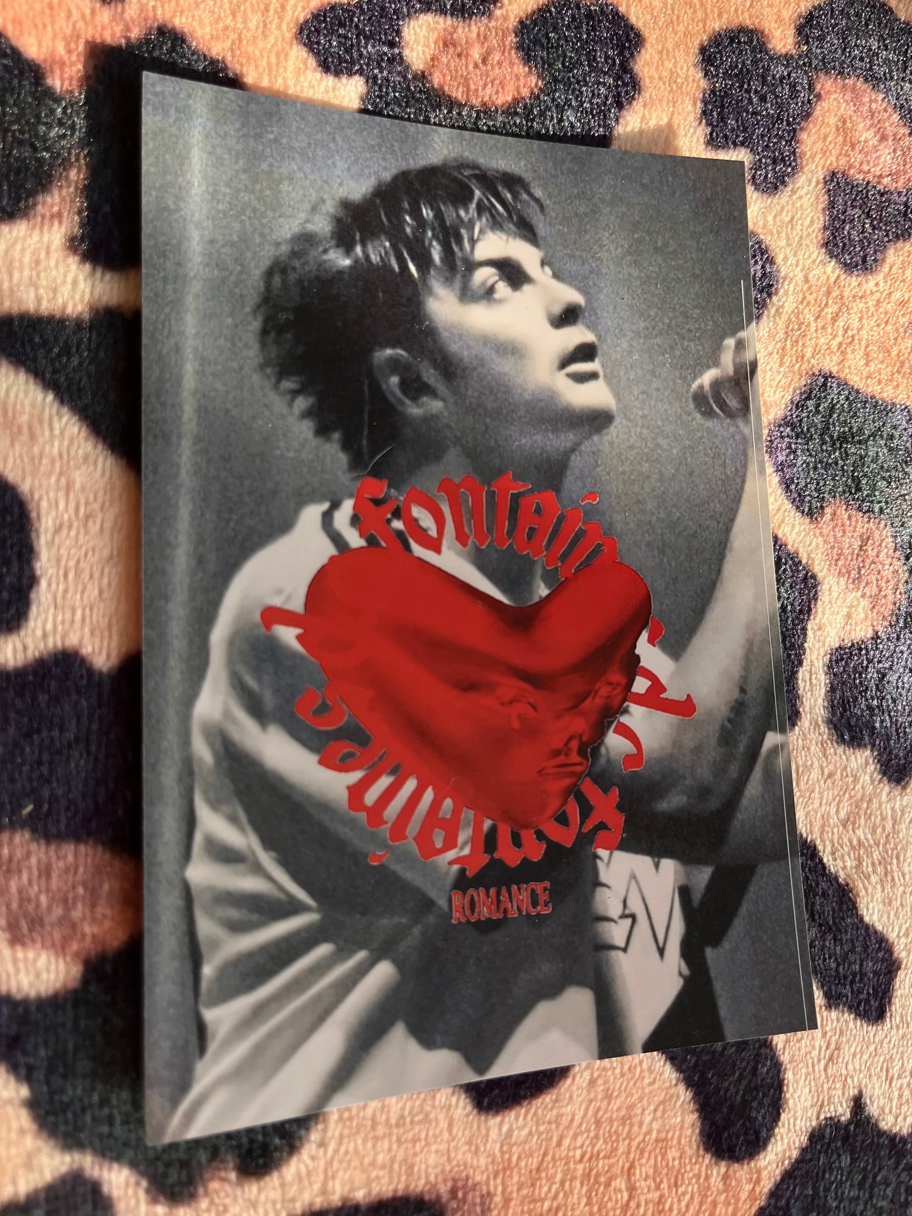 Fontaines DC poster in red! 🎸💋