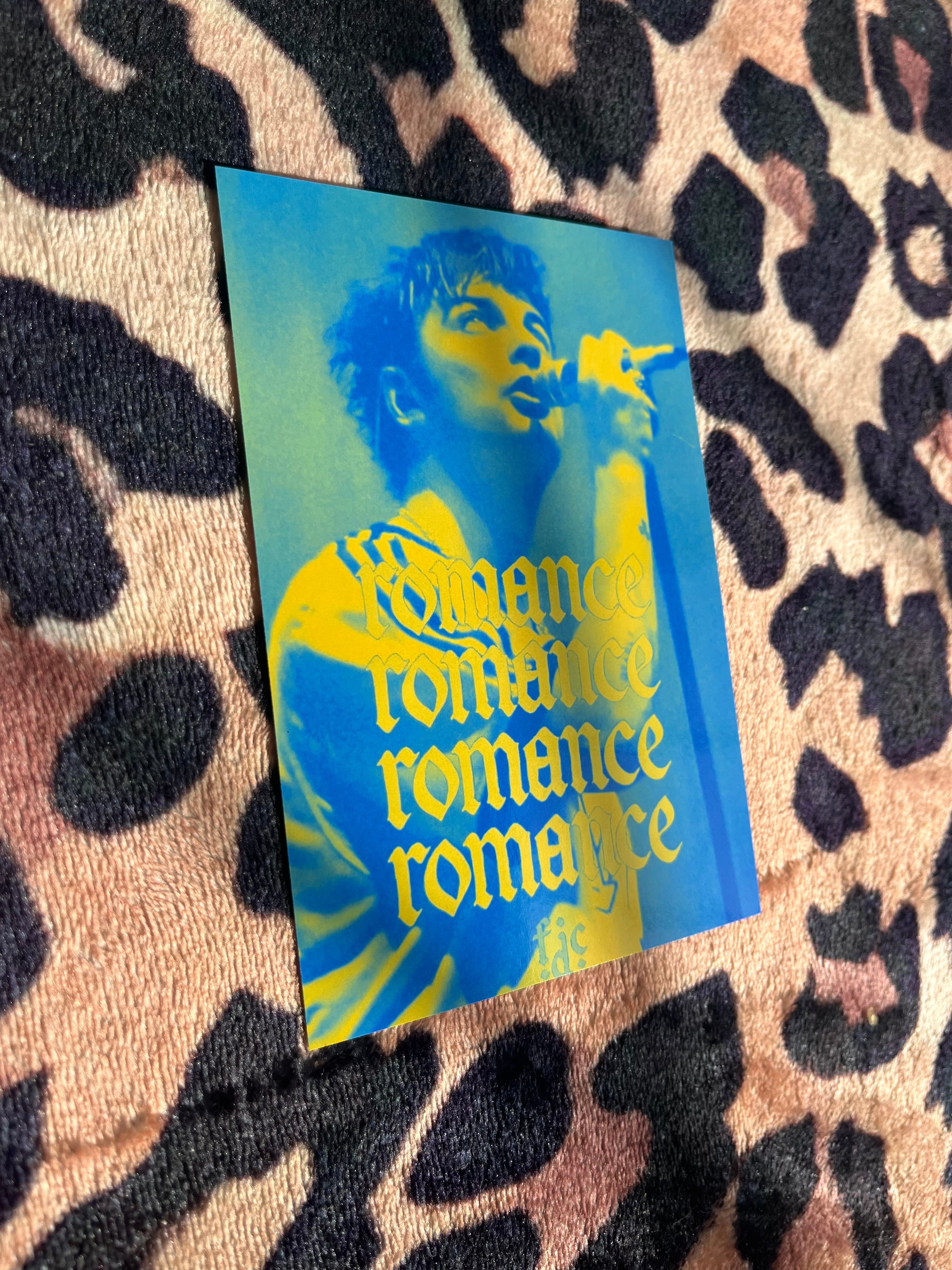 Fontaines DC romance poster in yellow and blue! 🎶🎸