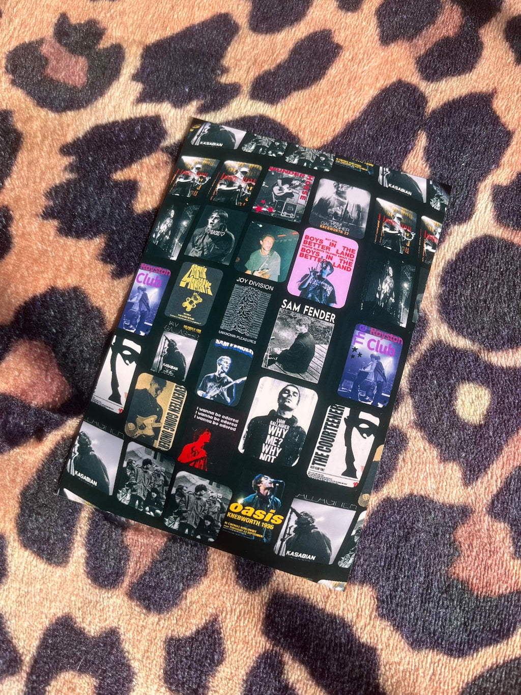 Collage fisheye style indie music poster! 🎸🎶