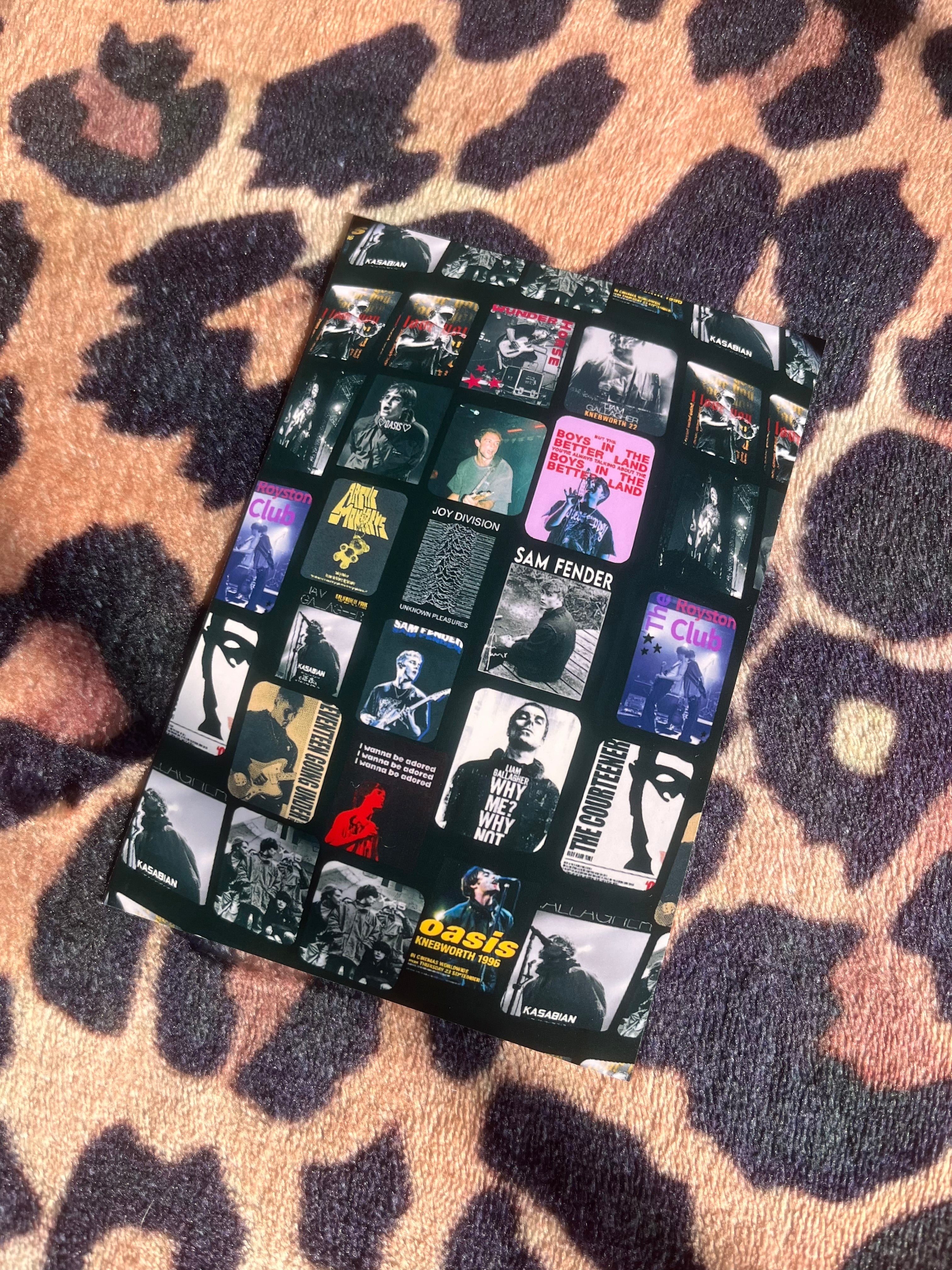 Collage fisheye style indie music poster! 🎸🎶